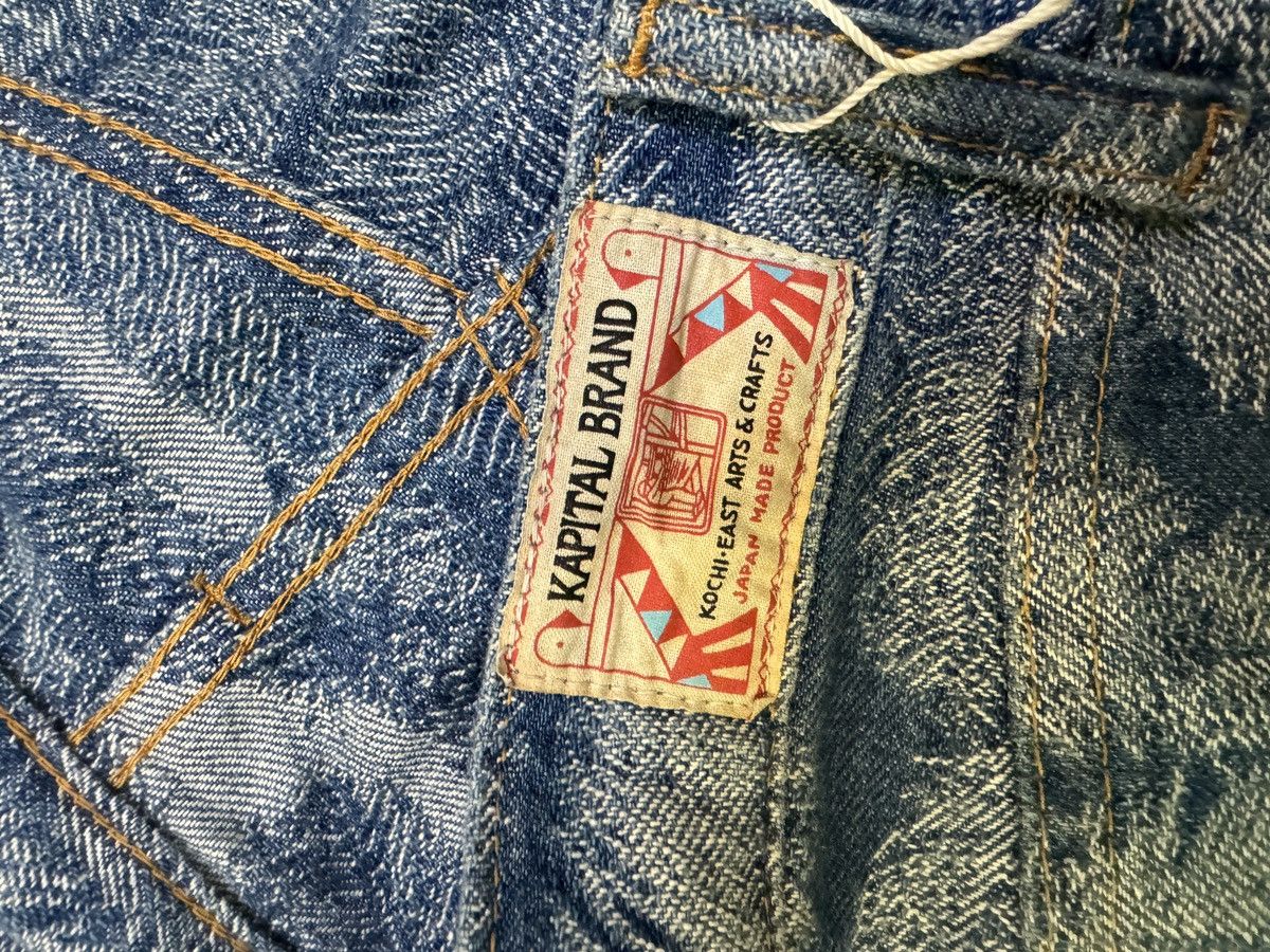 Kapital Kapital Denim Magpie Feather Jorts Size 36 Size US 36 / EU 52 - 4 Thumbnail