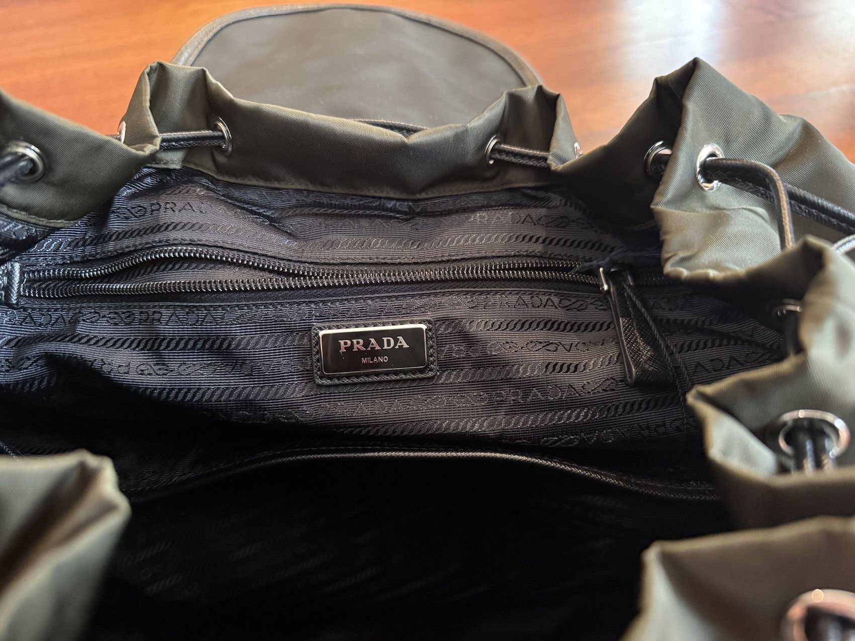 Prada SS'24 Backpack Nylon and Real Fur Size ONE SIZE - 8 Thumbnail