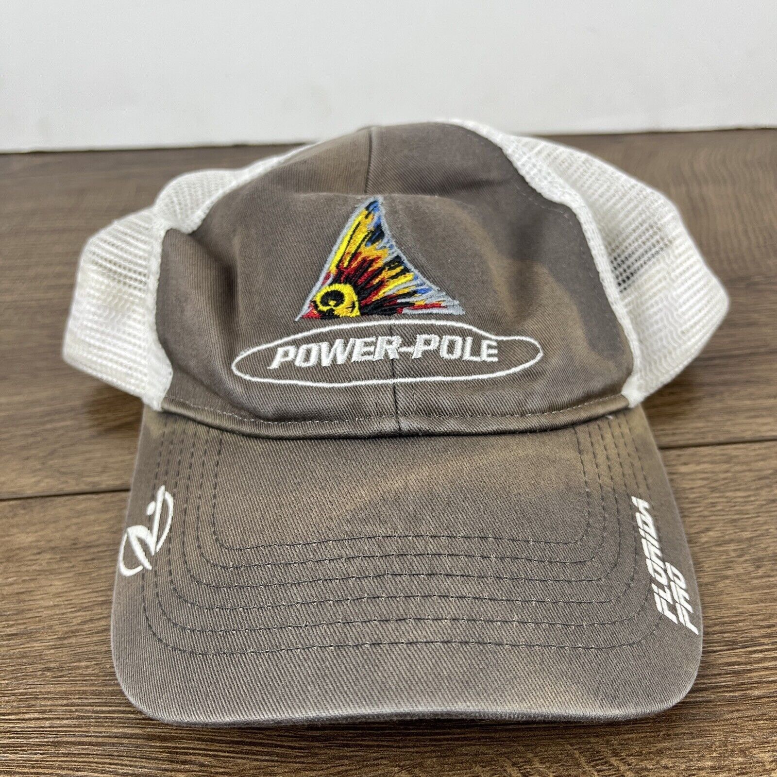 Other Power Pole Hat Florida Pro Gray Hat Adjustable Adult Size Ha Size ONE SIZE - 3 Thumbnail