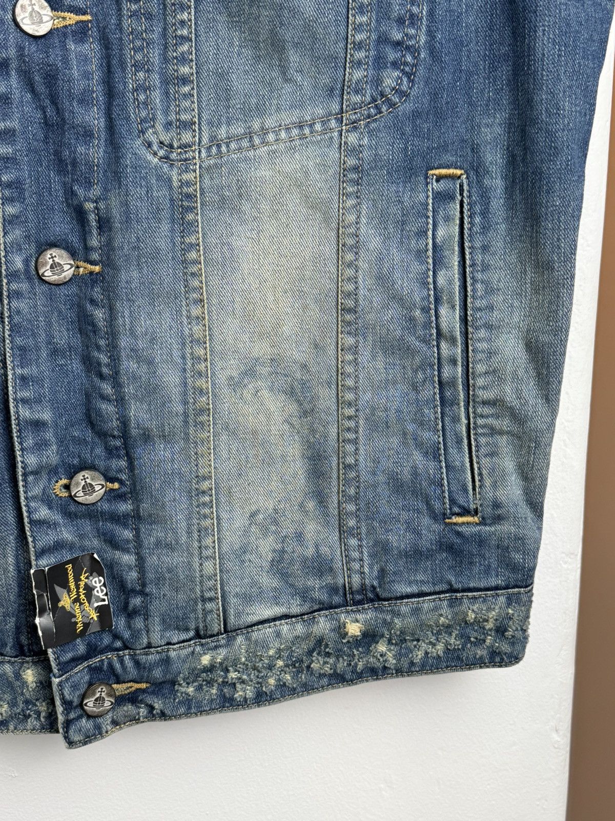 Lee × Vintage × Vivienne Westwood Vivienne Westwood X Lee Jeans Vest Luxury Brand Rare Item Size US XL / EU 56 / 4 - 6 Thumbnail