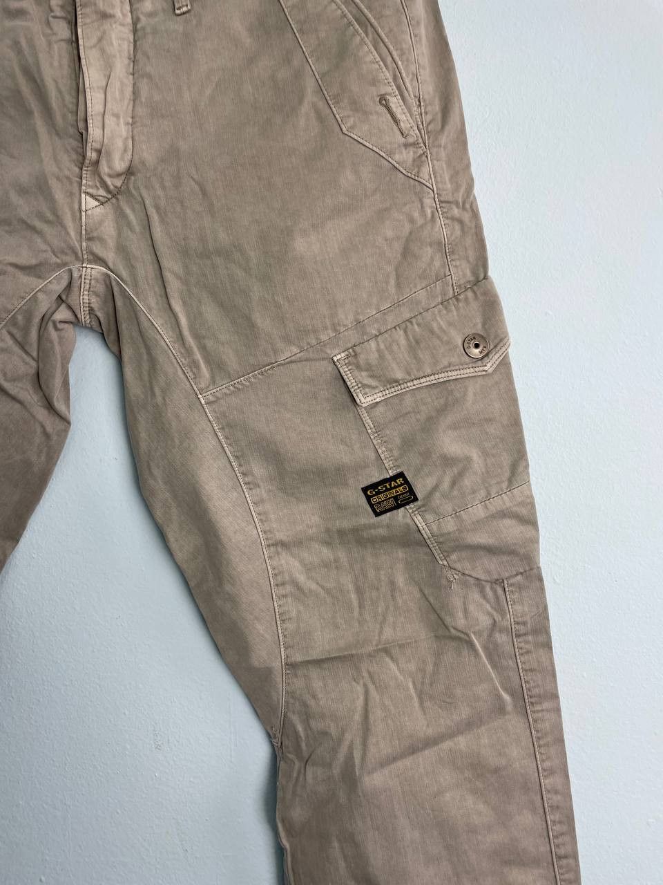 G-Star Vintage G-Star Raw 3301 Tactical Cargo Pants Baggy Elewood Size US 33 - 6 Thumbnail