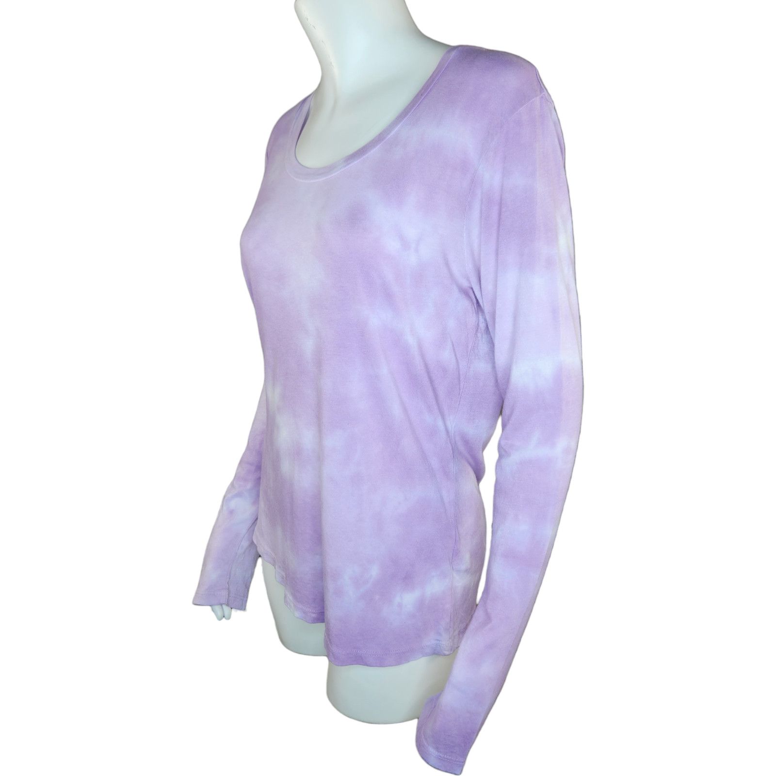 Sundry Sundry Lilac Purple White Round Neckline Shirt Size 2 NWT Size XS / US 0-2 / IT 36-38 - 4 Thumbnail