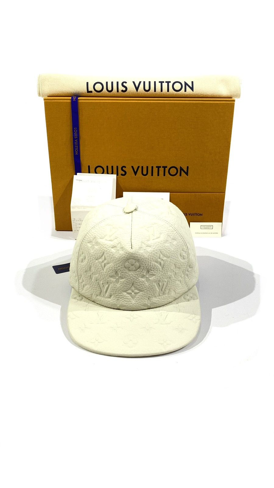 Louis Vuitton Louis Vuitton Virgil Monogram Taurillon Leather Baseball Cap Size ONE SIZE - 1 Thumbnail