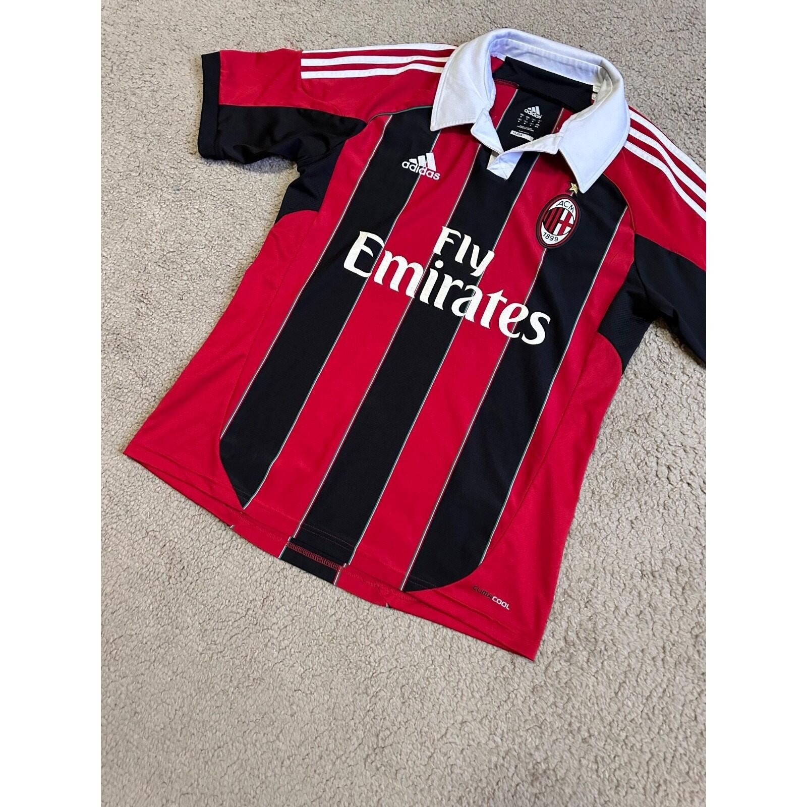 Adidas AC MILAN 2012/13 FOOTBALL SOCCER SHIRT JERSEY M ADIDAS Size US M / EU 48-50 / 2 - 2 Thumbnail