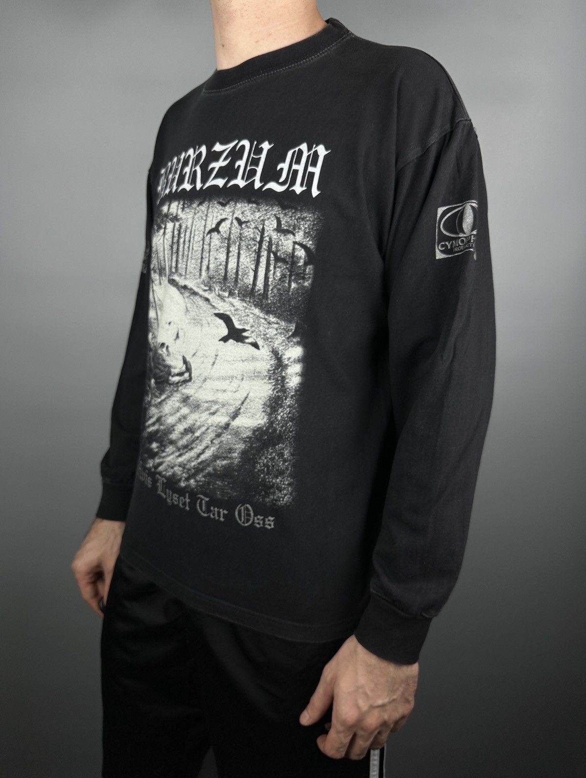 Band Tees Vintage Burzum Hvis Lyset Tar Oss Long Sleeve T Shirt Aske Size US M / EU 48-50 / 2 - 16 Thumbnail