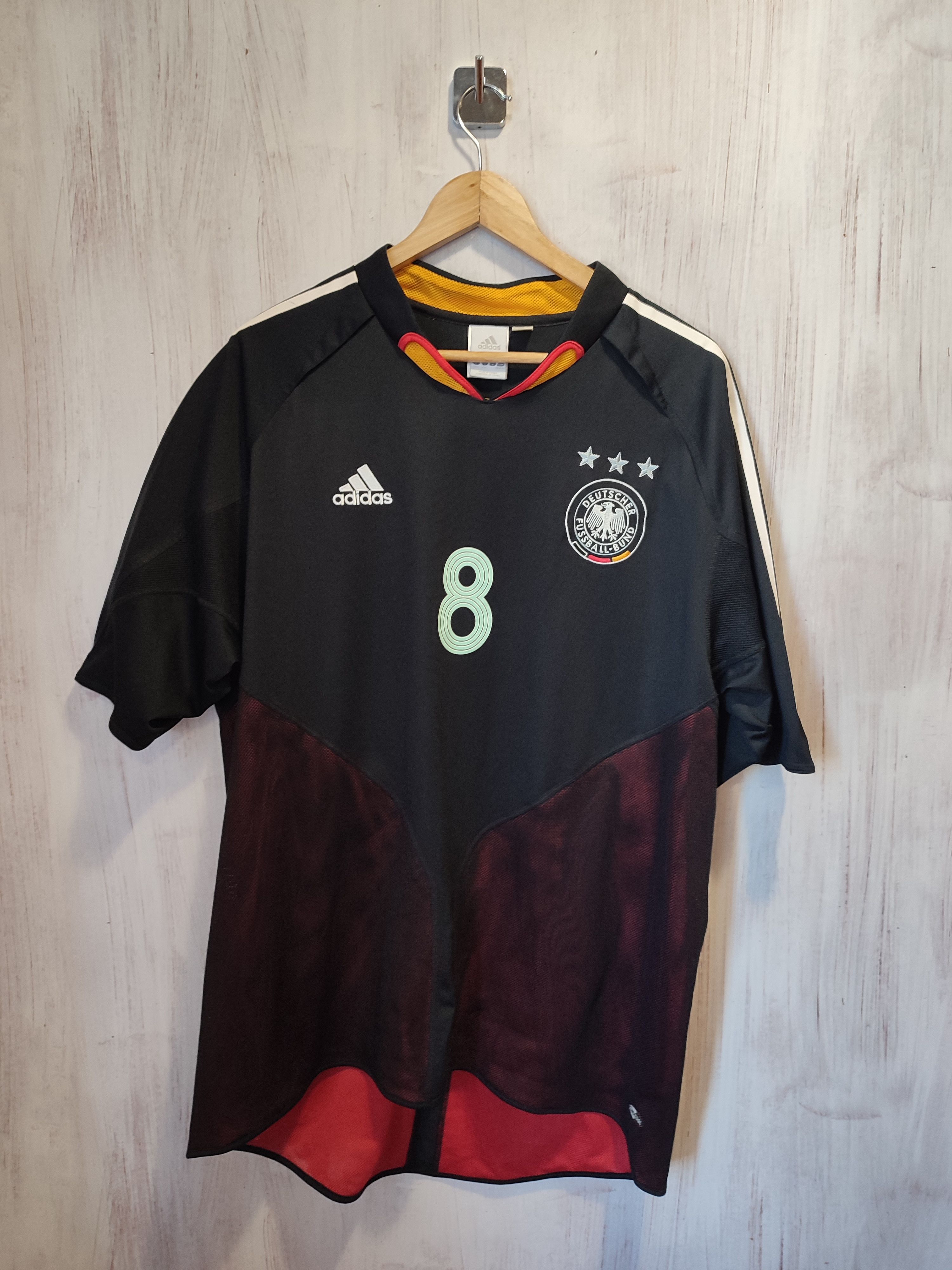 Adidas Germany 2003 2004 away soccer shirt jersey kit tee Frings Size US XXL / EU 58 / 5 - 2 Thumbnail
