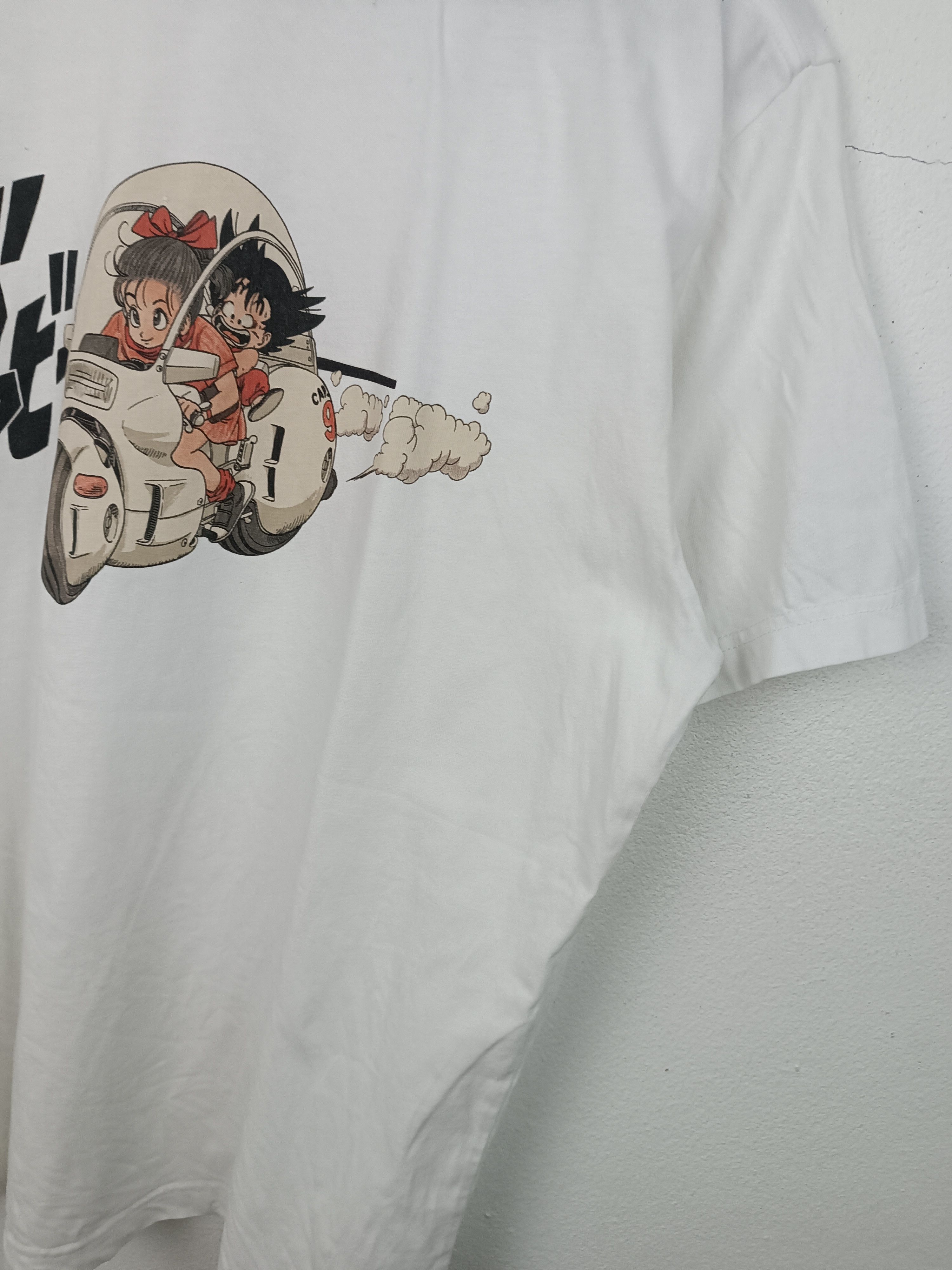 Anime VINTAGE DRAGON BALL GOKU BULMA ANIME TEE one piece bleach Size US M / EU 48-50 / 2 - 14 Thumbnail