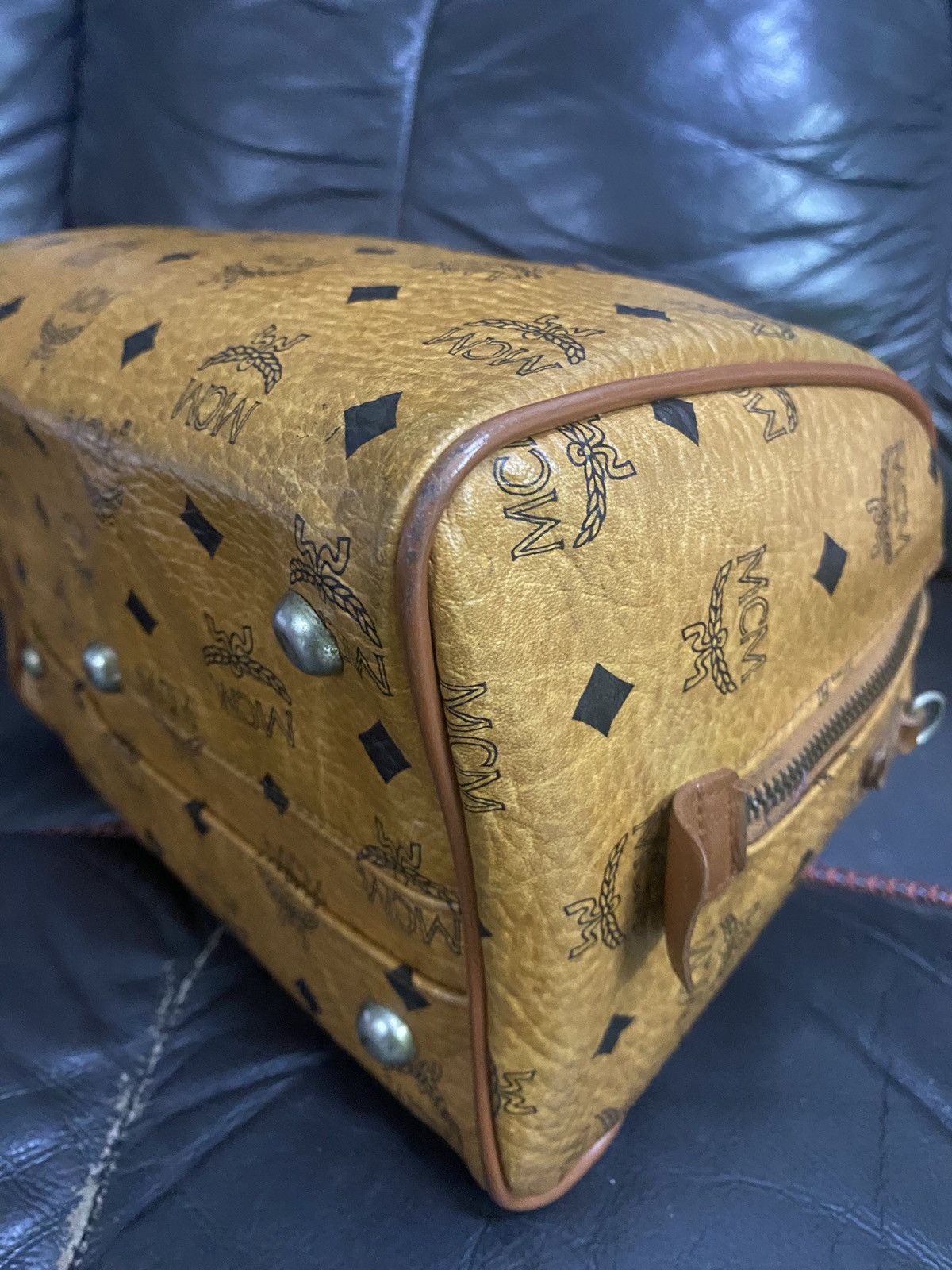 MCM Authentic Vintage MCM Monogram Speedy 30 Hand Bag Size ONE SIZE - 14 Thumbnail