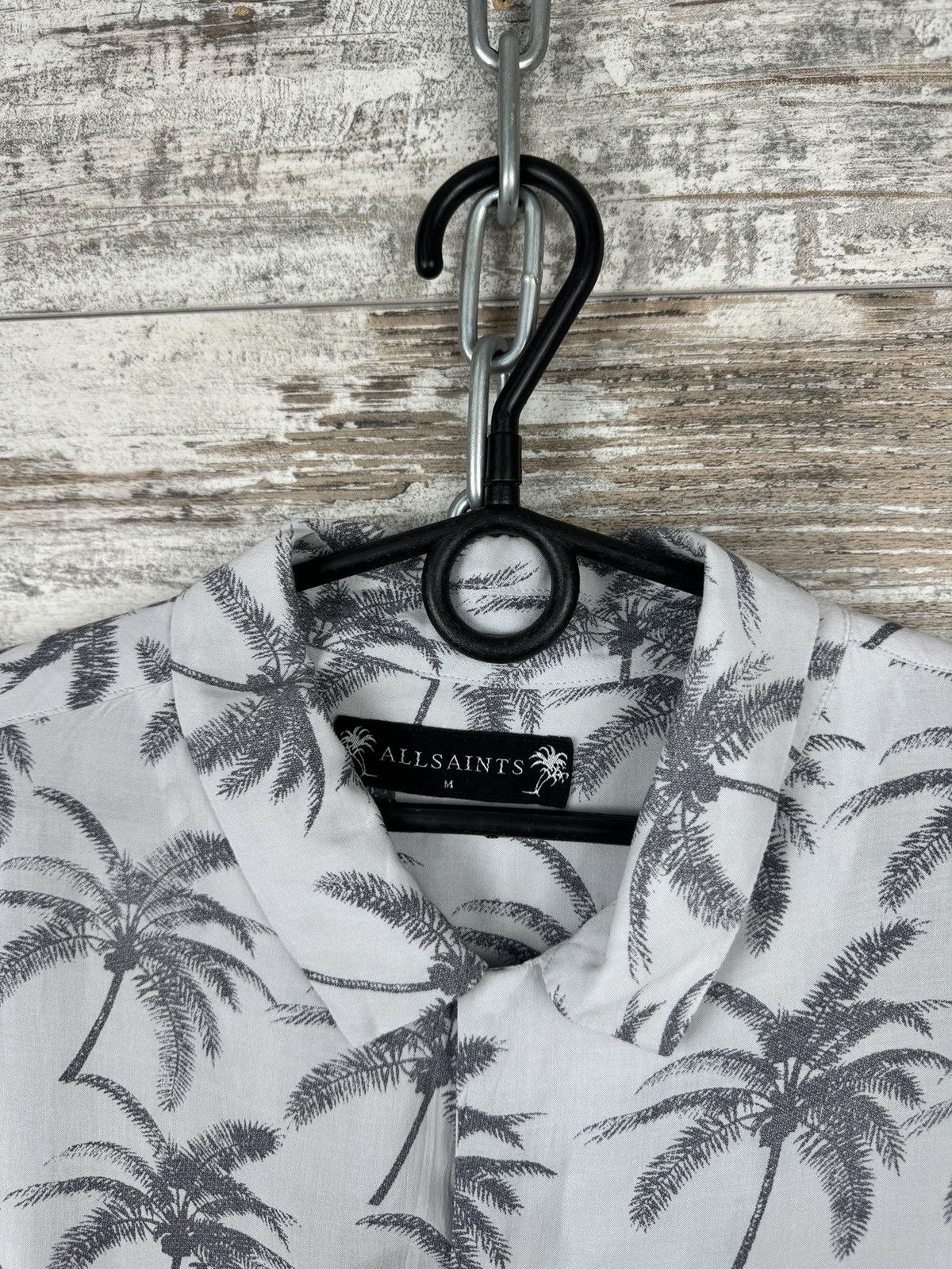 Allsaints Mens AllSaints SANTACRUZ SS SHIRT button up Hawaiian crazy Size US M / EU 48-50 / 2 - 7 Thumbnail