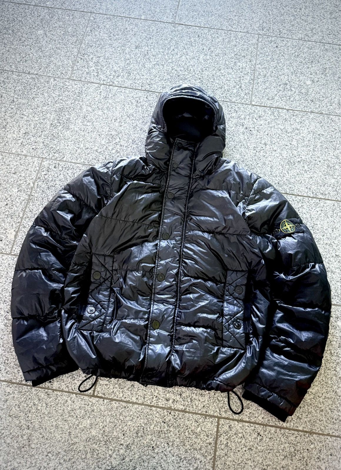 Stone Island 00s Stone Island Rare Puffer Vintage Jacket Drill Streetwear Size US L / EU 52-54 / 3 - 2 Thumbnail