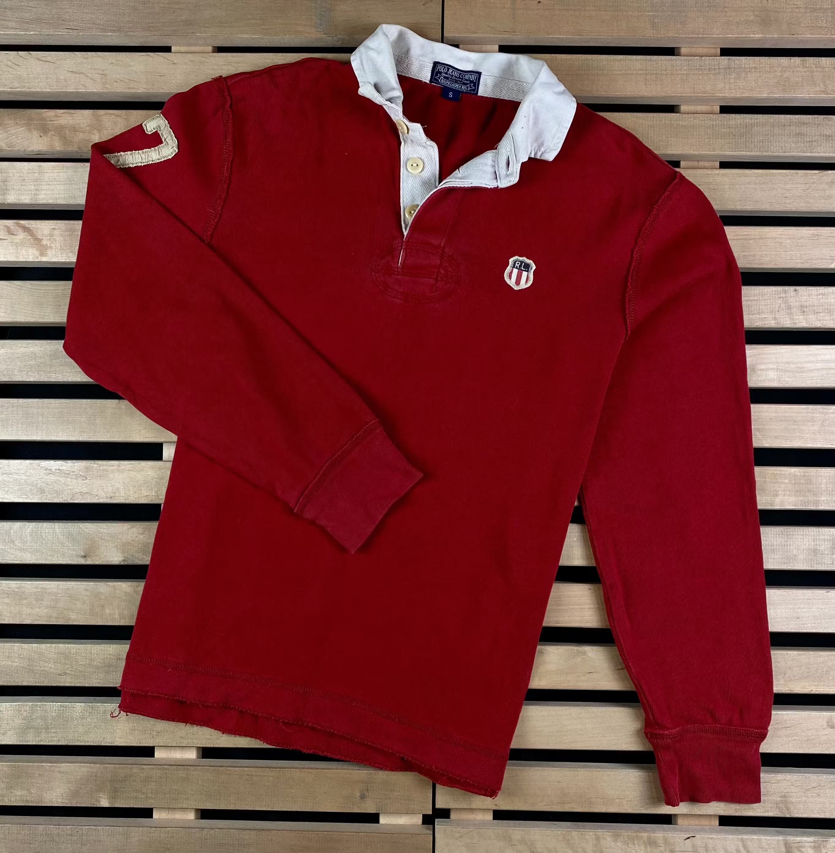 Polo Ralph Lauren × Ralph Lauren × Vintage Mens Sweatshirt Polo Jeans Ralph Lauren Vintage Size S Size US S / EU 44-46 / 1 - 1 Thumbnail