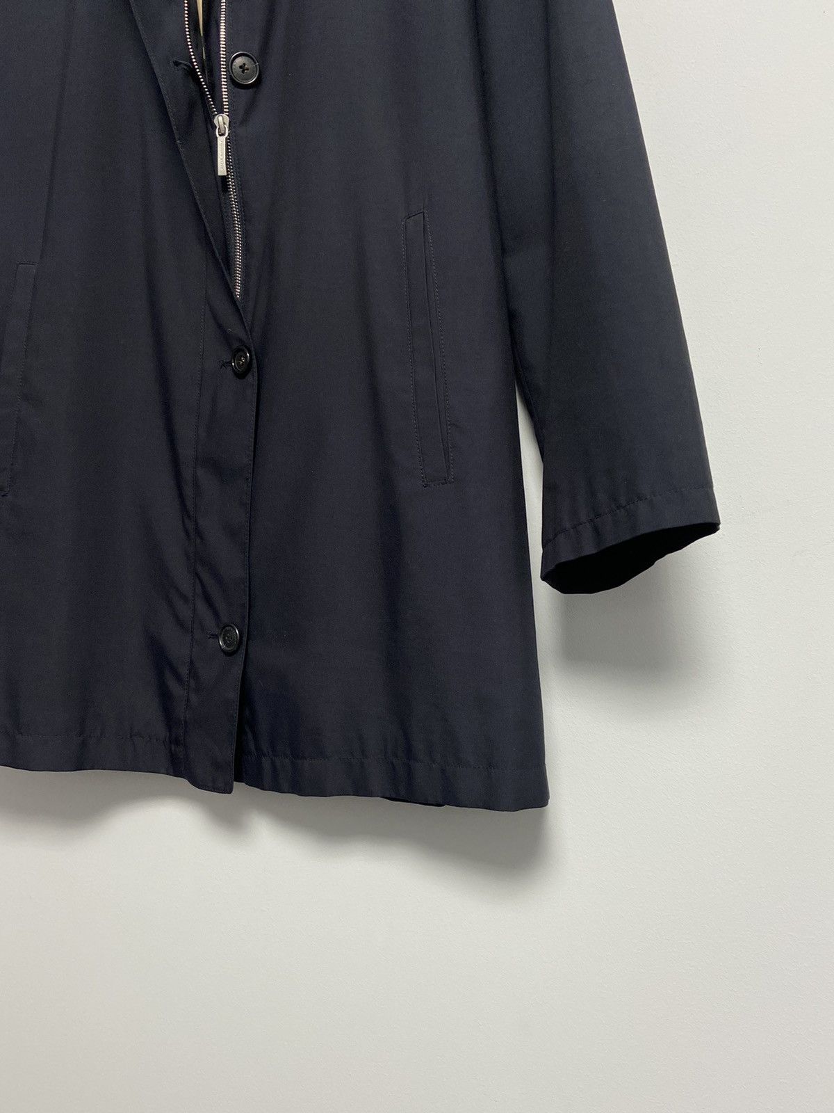 Burberry Burberry Trench Coat Dark Blue Size S / US 4 / IT 40 - 4 Thumbnail