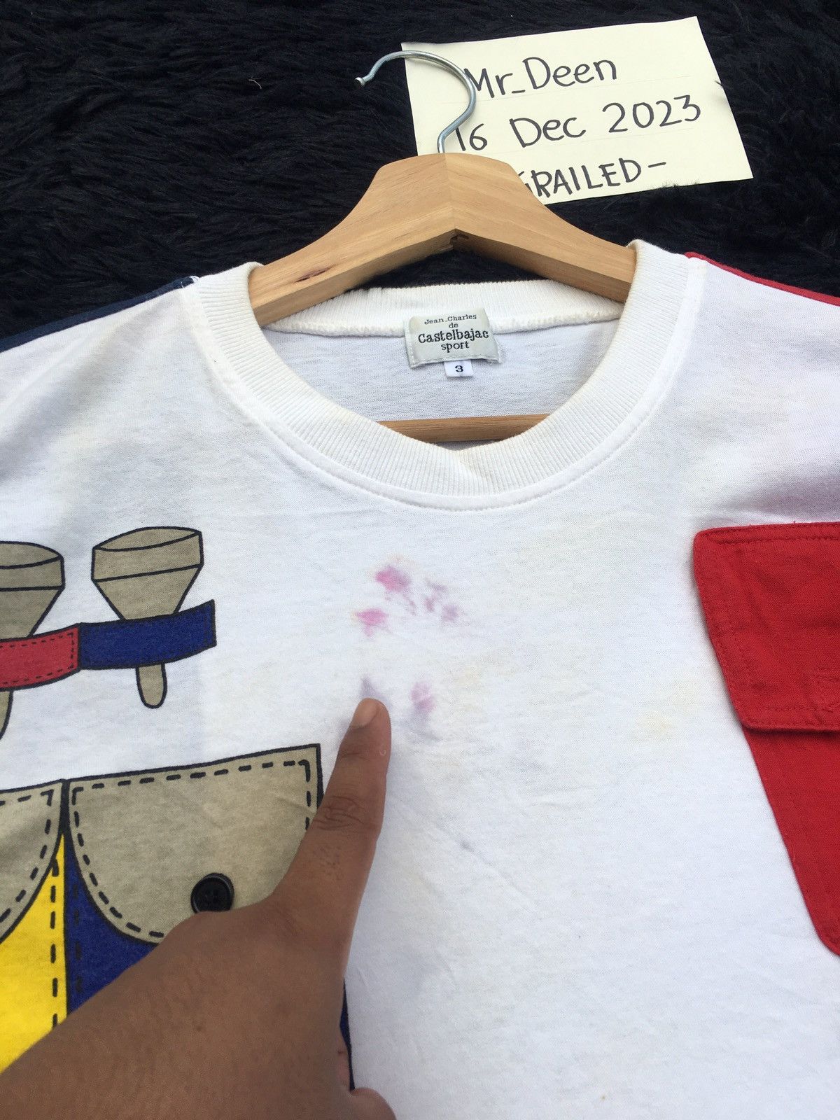 Jean Charles De Castelbajac Rare Vintage Jean Charles del Castelbajac Tshirt Size US L / EU 52-54 / 3 - 8 Thumbnail