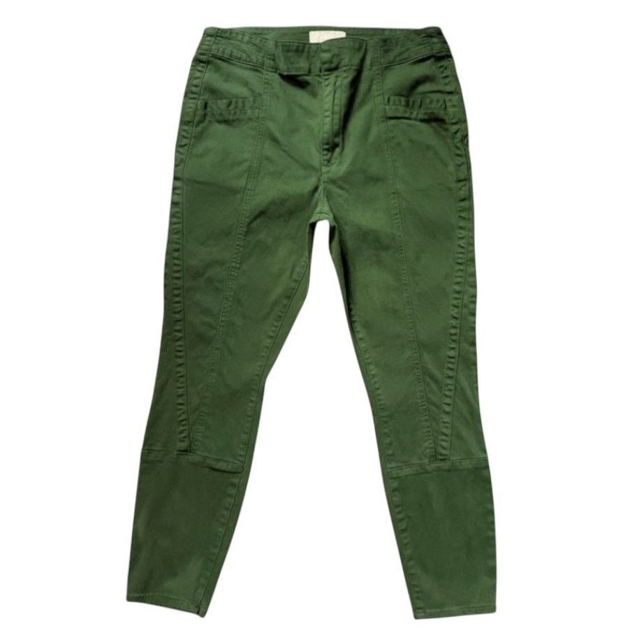 Anthropologie Anthropologie Green Pants | Size 32 Size 36" / US 14 / IT 50 - 1 Thumbnail
