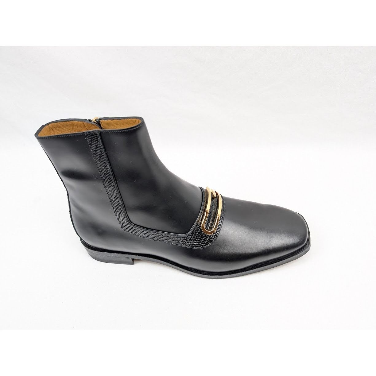 Gucci o1rshd1 Horse Calf Boots in Black Size US 10 / EU 43 - 3 Thumbnail