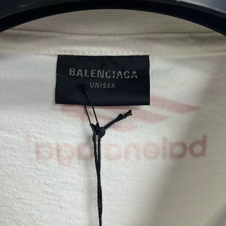 Balenciaga Balenciaga White Letter Printed Plain Knitted Long Sleeve-2 Size US XL / EU 56 / 4 - 2 Thumbnail