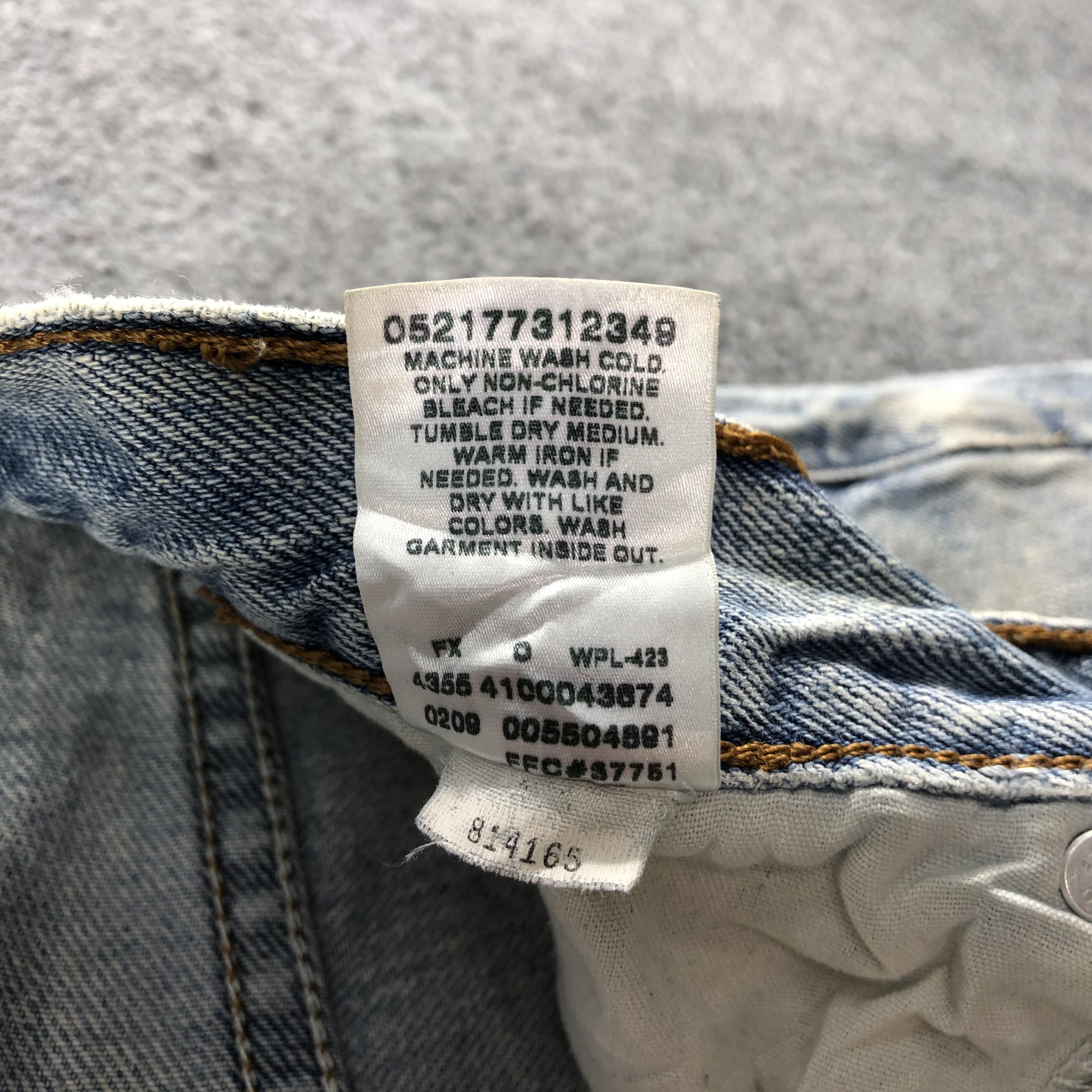 Levi's Vintage Blue Wash Levis 550 Jeans-J2358 Size US 32 / EU 48 - 14 Thumbnail