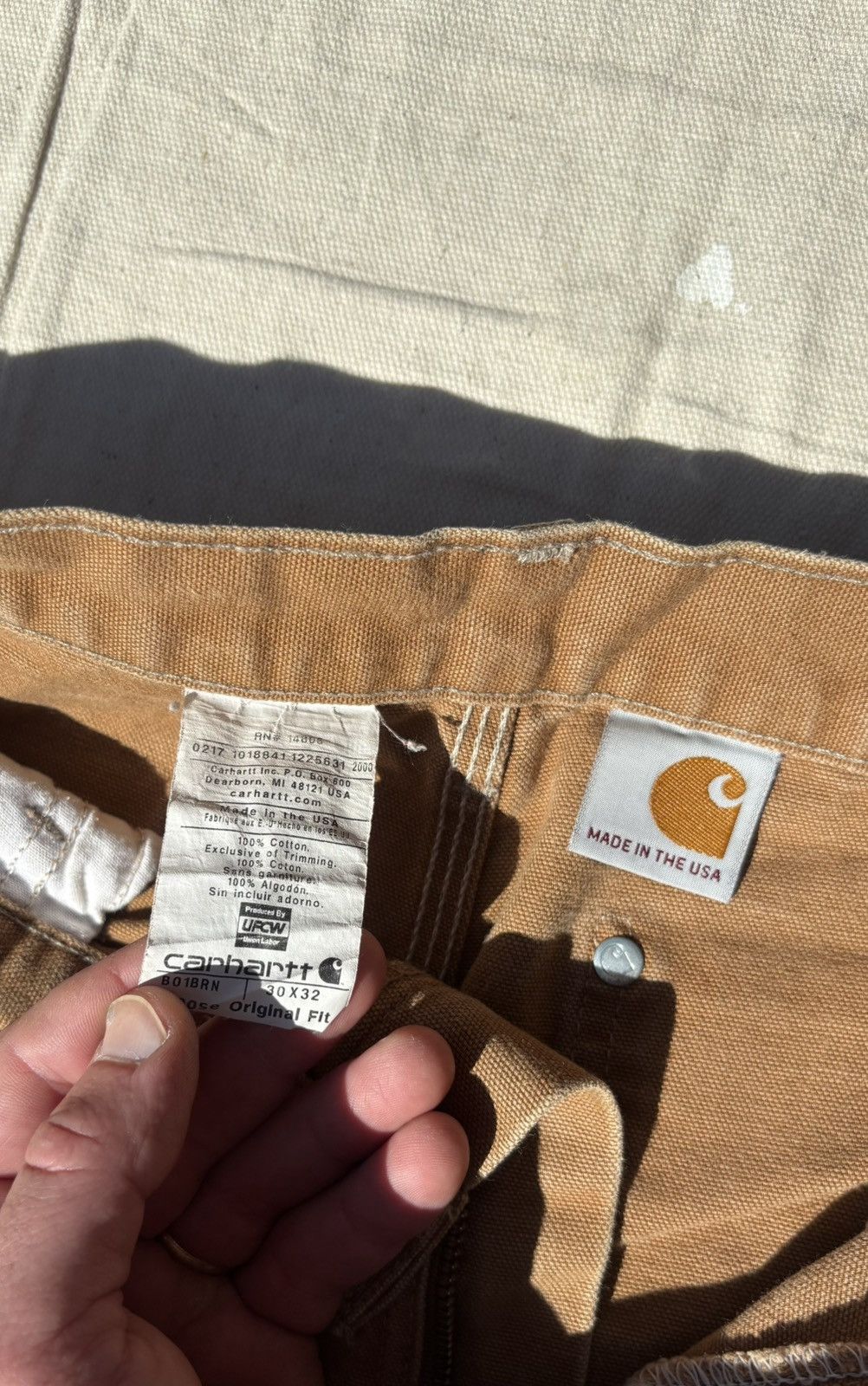 Carhartt Carhartt Double Knee Duck Canvas Pants B01 Size US 30 / EU 46 - 3 Thumbnail