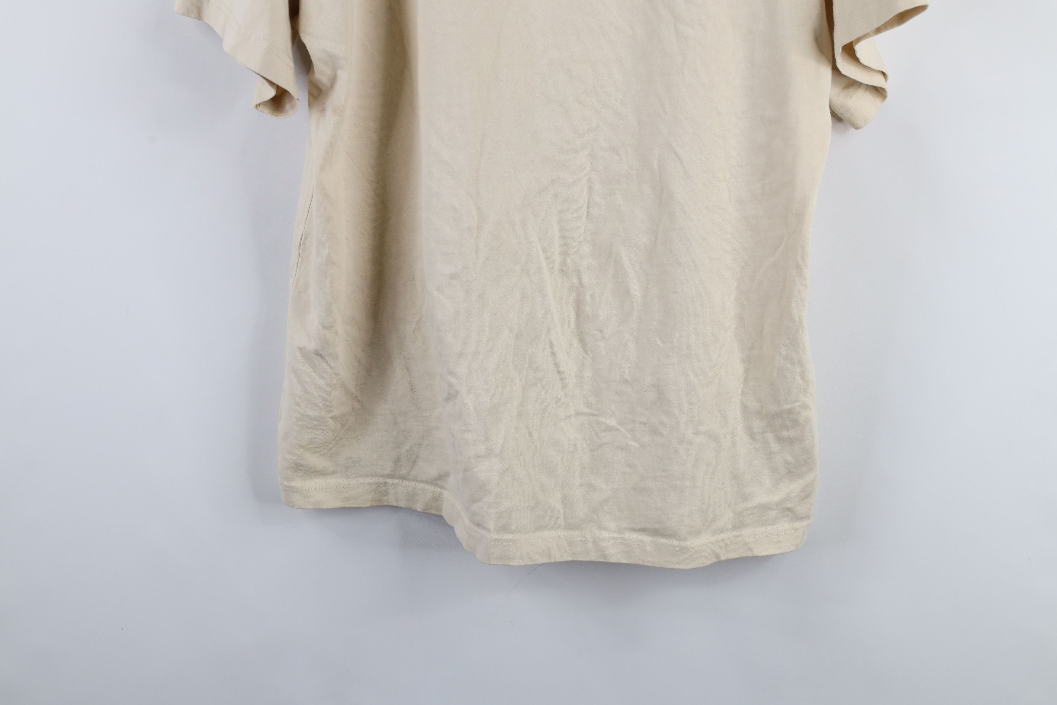 Vintage Y2K Streetwear Gardens & Seeds COOP T-Shirt Beige Cotton Size US L / EU 52-54 / 3 - 3 Thumbnail