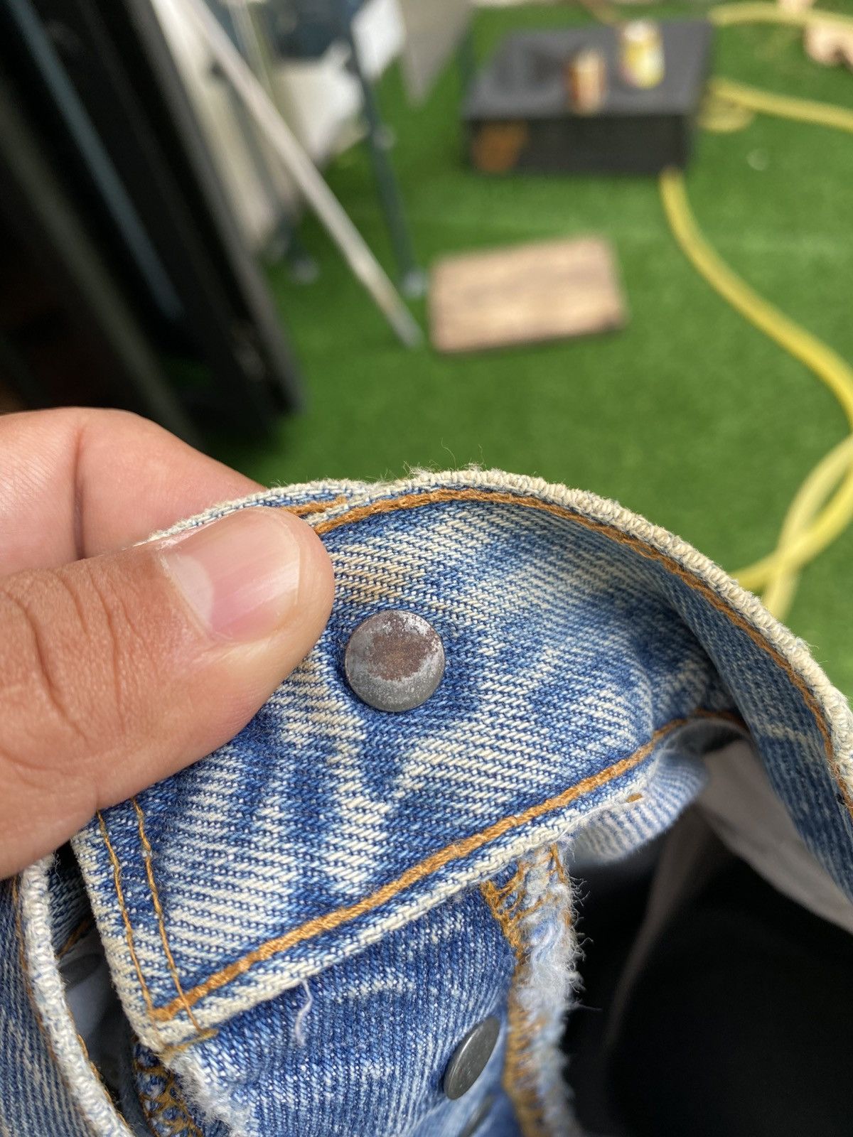 Levi's Vintage Clothing × Vintage W33x29.5 vintage levi's 501 redline 80s made in USA Size US 33 - 4 Thumbnail