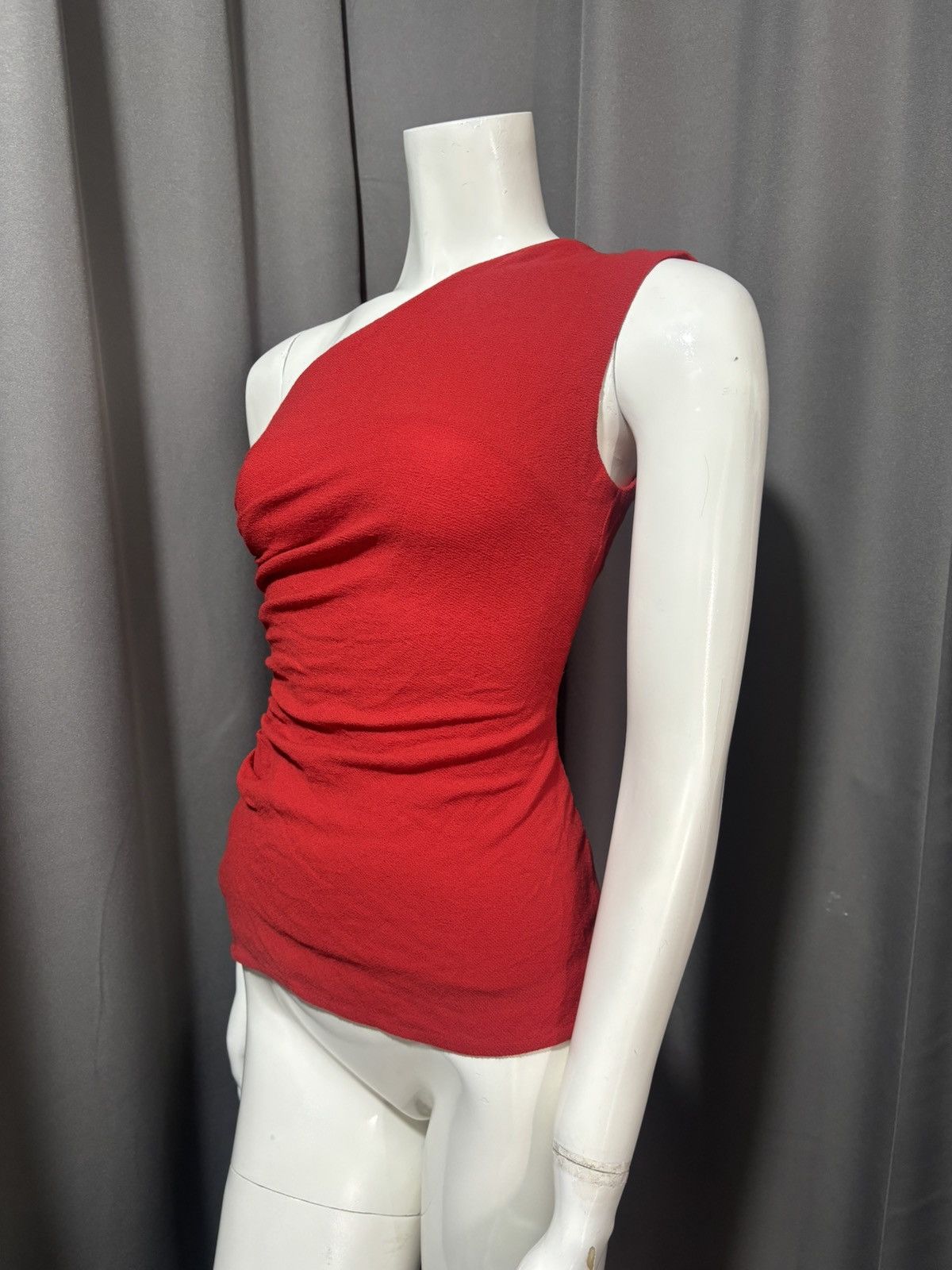Yves Saint Laurent F/W 1994- Rive Gauche Couture- YSL- Asymmetrical Top Size XS / US 0-2 / IT 36-38 - 3 Thumbnail