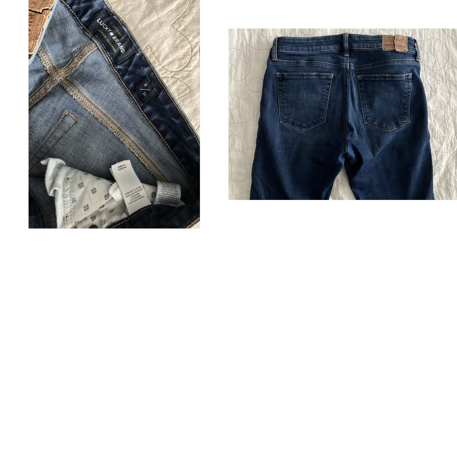 Lucky Brand Lucky Brand Jeans Womens 6/28 Blue Lolita Skinny Ankle Stretch Denim Medium Wash Size 28" / US 6 / IT 42 - 8 Thumbnail