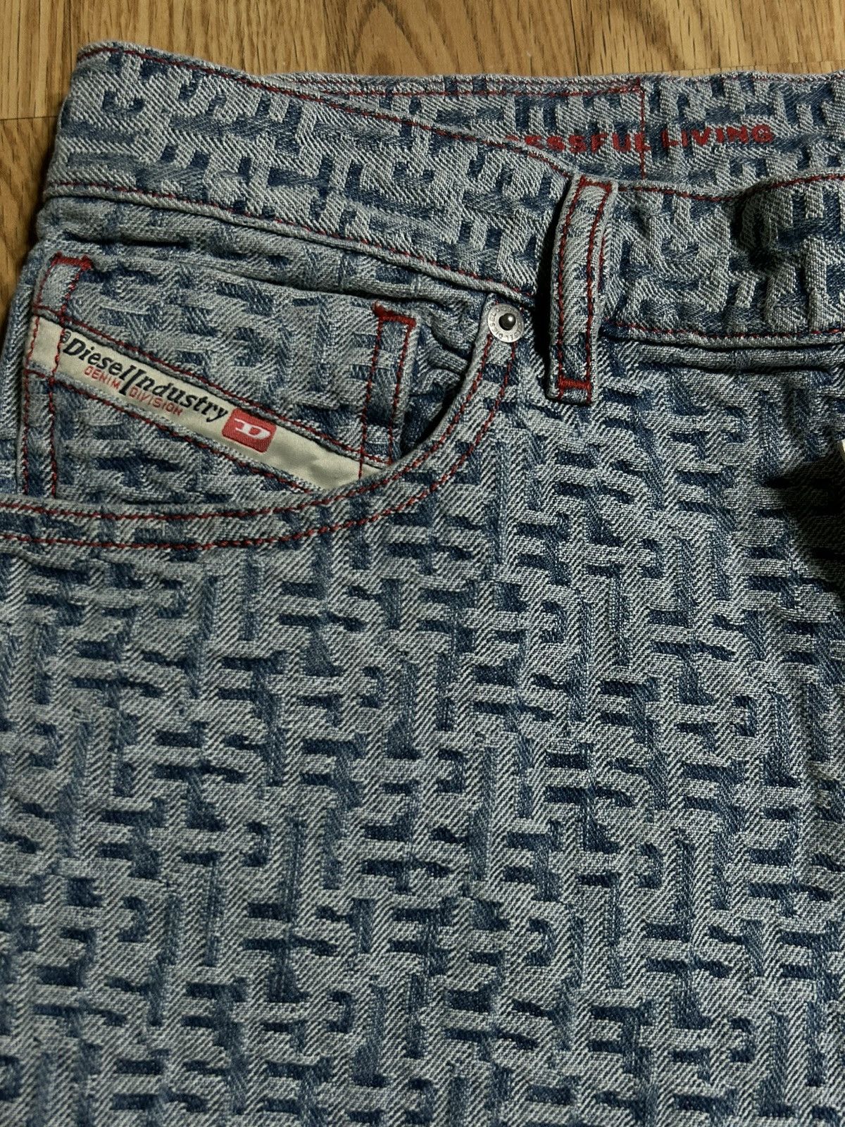 Diesel Diesel 1995 logo-print Jeans Size US 30 / EU 46 - 4 Thumbnail
