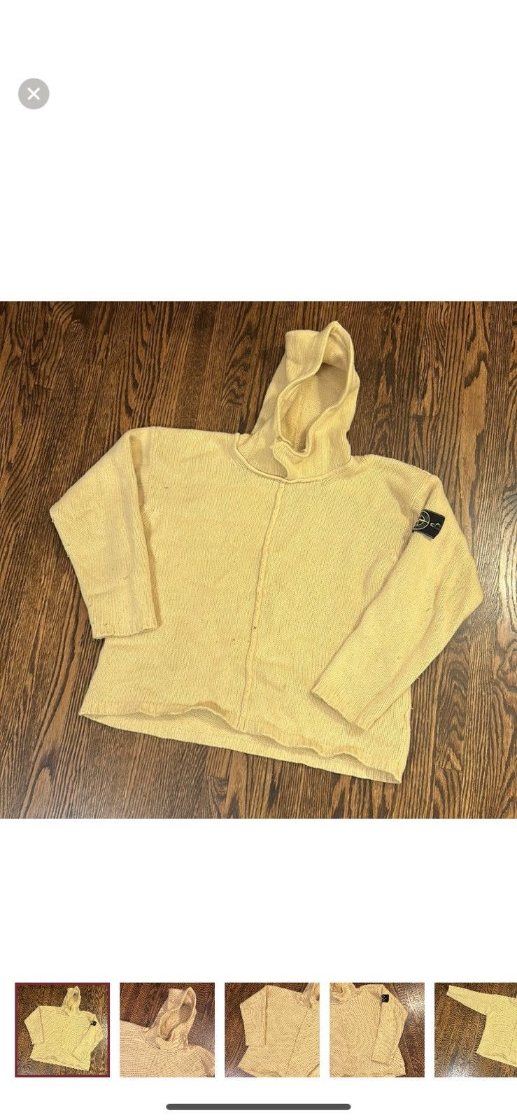 Designer × Stone Island × Streetwear STONE Island Wool Hoodie Made in Italy Size US M / EU 48-50 / 2 - 1 Thumbnail