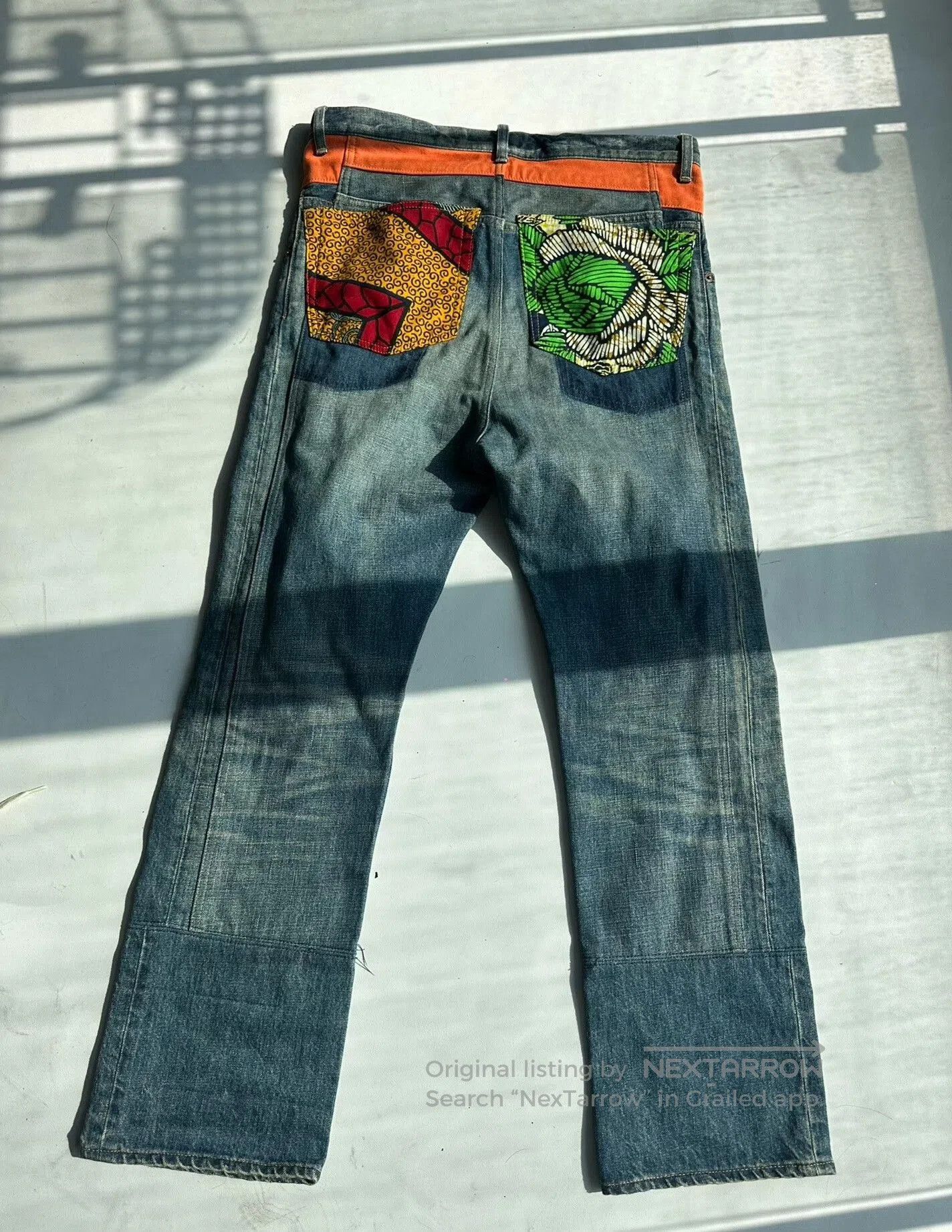 Junya Watanabe Junya Watanabe Patchwork Denim Pants. Size US 26 / EU 42 - 2 Thumbnail