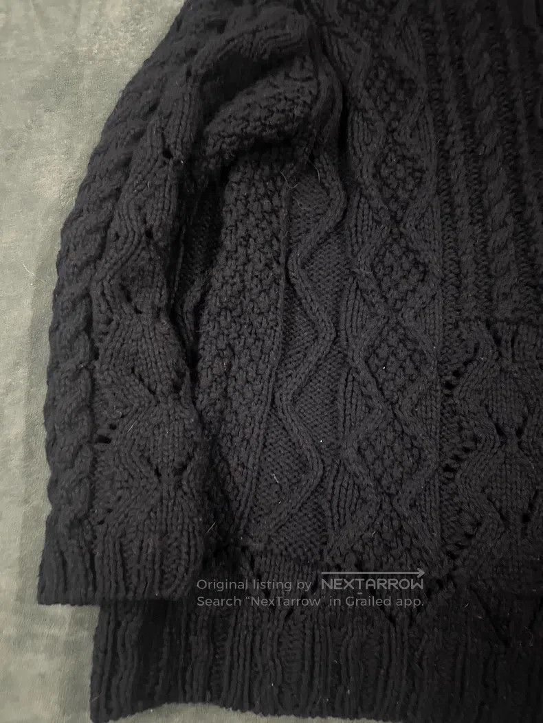 Yohji Yamamoto Yohji Yamamoto 2002aw blue hand-knitted turtleneck sweater Size US L / EU 52-54 / 3 - 4 Thumbnail