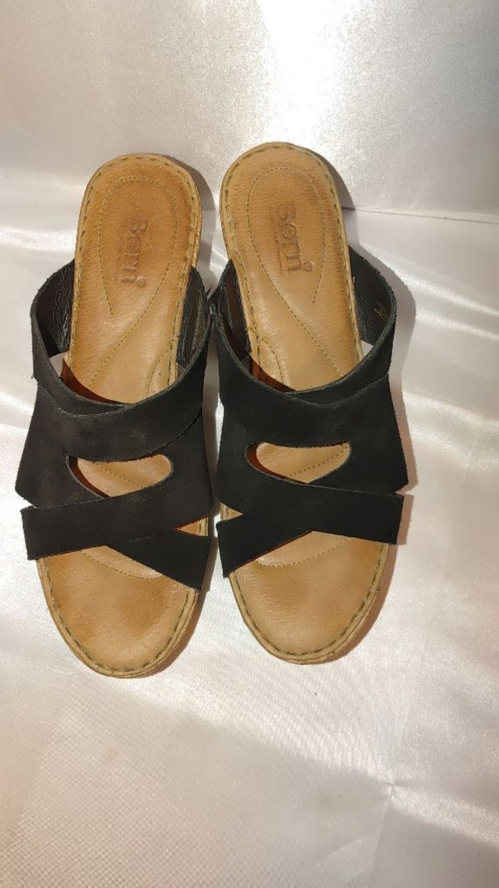 Born Born Rosa Wedge Slides Size 8M Size US 8 / IT 38 - 5 Thumbnail