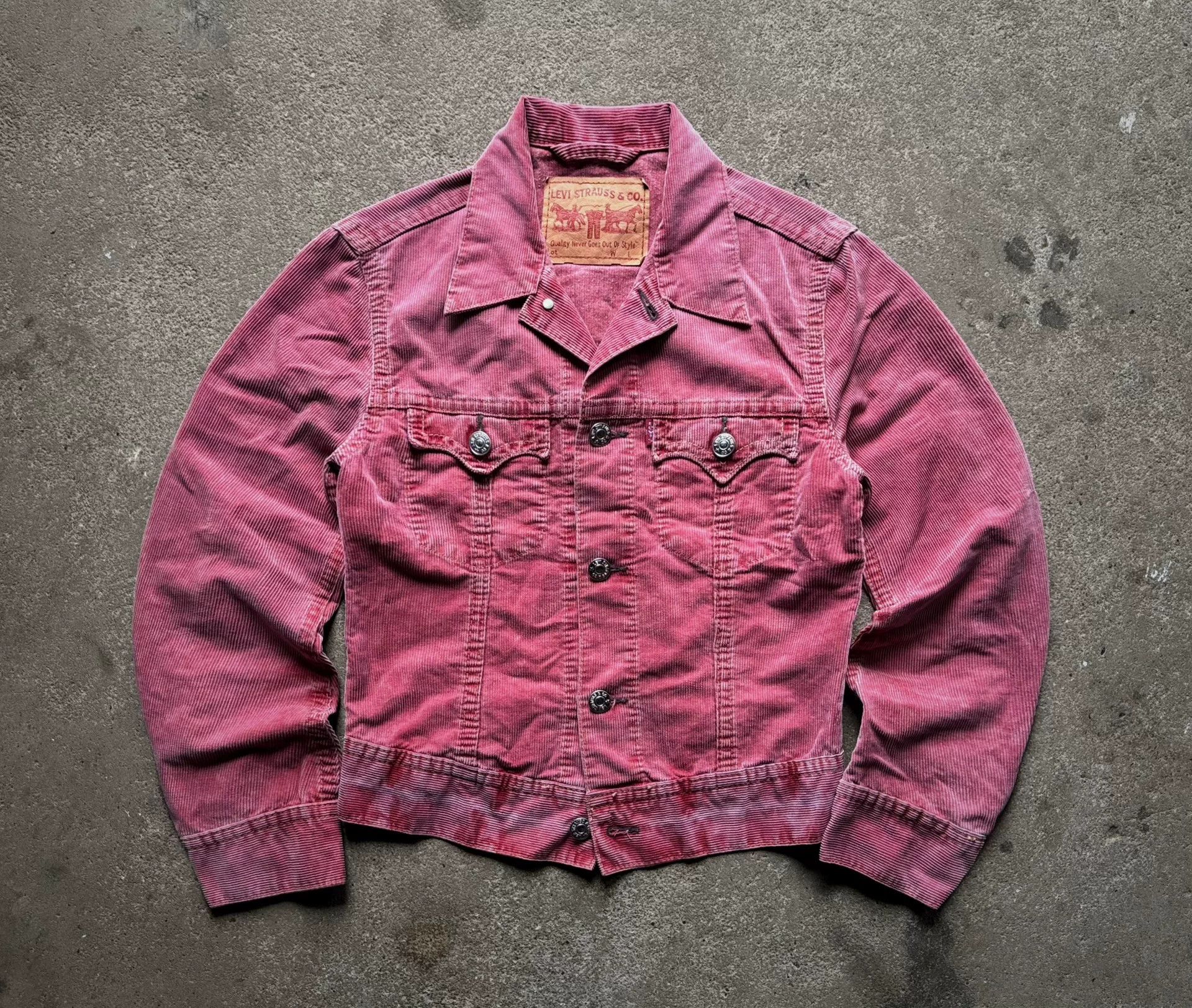Vintage Vintage 90s Levi's Corduroy Jacket Size US M / EU 48-50 / 2 - 1 Thumbnail