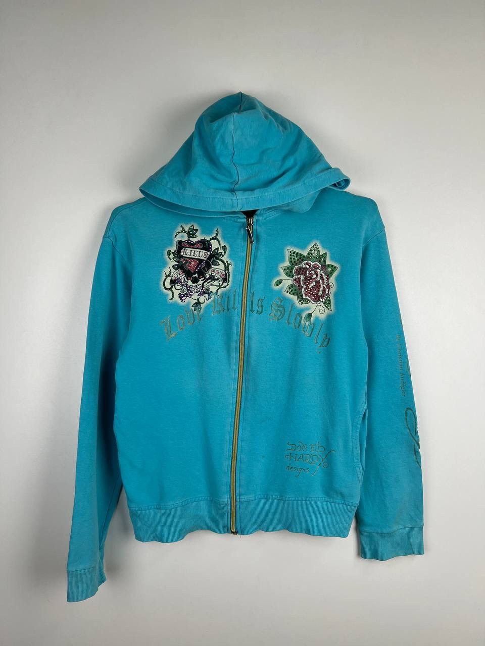 Ed Hardy Ed Hardy vintage zip hoodie woman size M Size US M / EU 48-50 / 2 - 1 Thumbnail