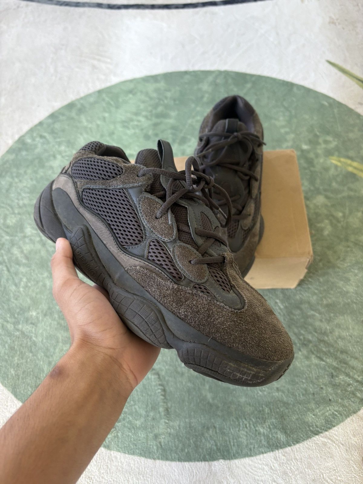 Yeezy Adidas Yeezy Boost 500 Utility Black Size 10.5 Size US 10.5 / EU 43-44 - 1 Thumbnail