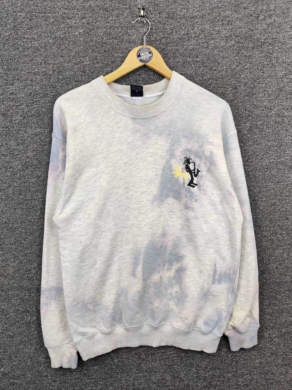 Vintage Stussy Trumpet Man Crewneck Sweatshirt