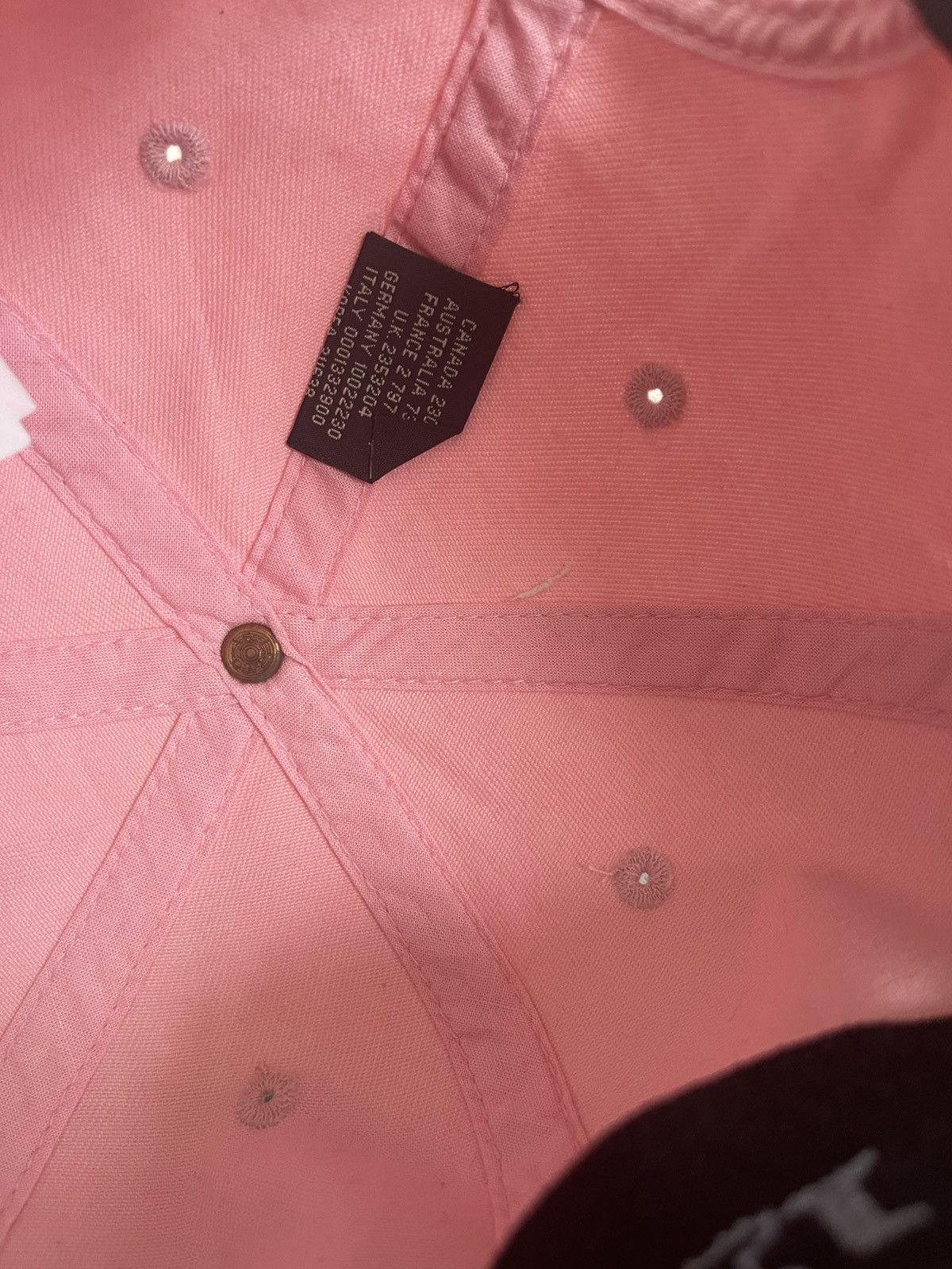 Levi's Levis Light Pink Baseball Cap Size ONE SIZE - 8 Thumbnail