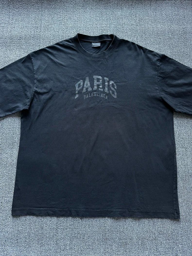 Balenciaga Balenciaga Paris SS23 Letter Print Short Sleeve T-Shirt - dmc Size US XXL / EU 58 / 5 - 1 Thumbnail