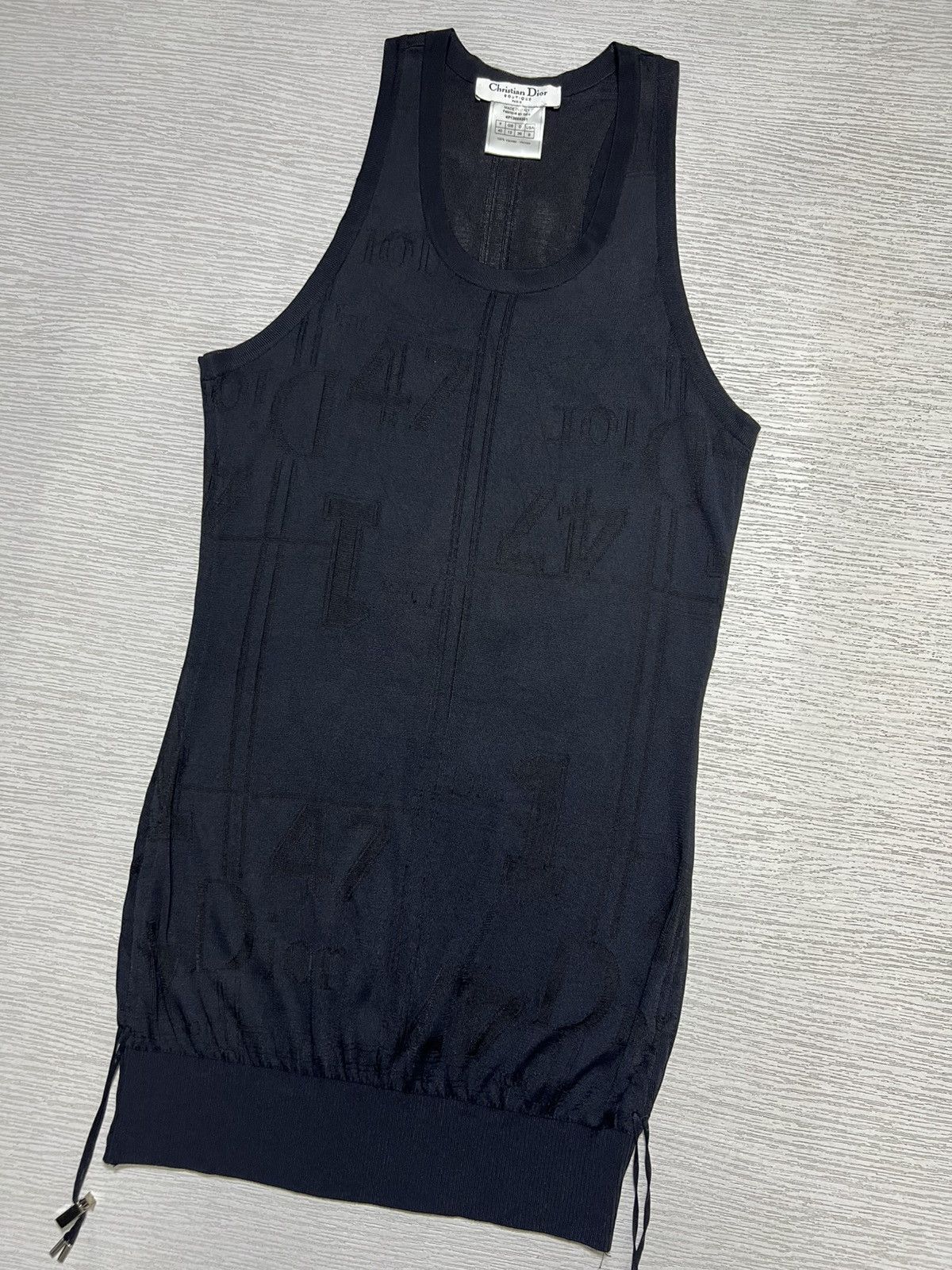 Dior Christian Dior - John Galliano - Viscose Printed Mini Dress Size M / US 6-8 / IT 42-44 - 3 Thumbnail