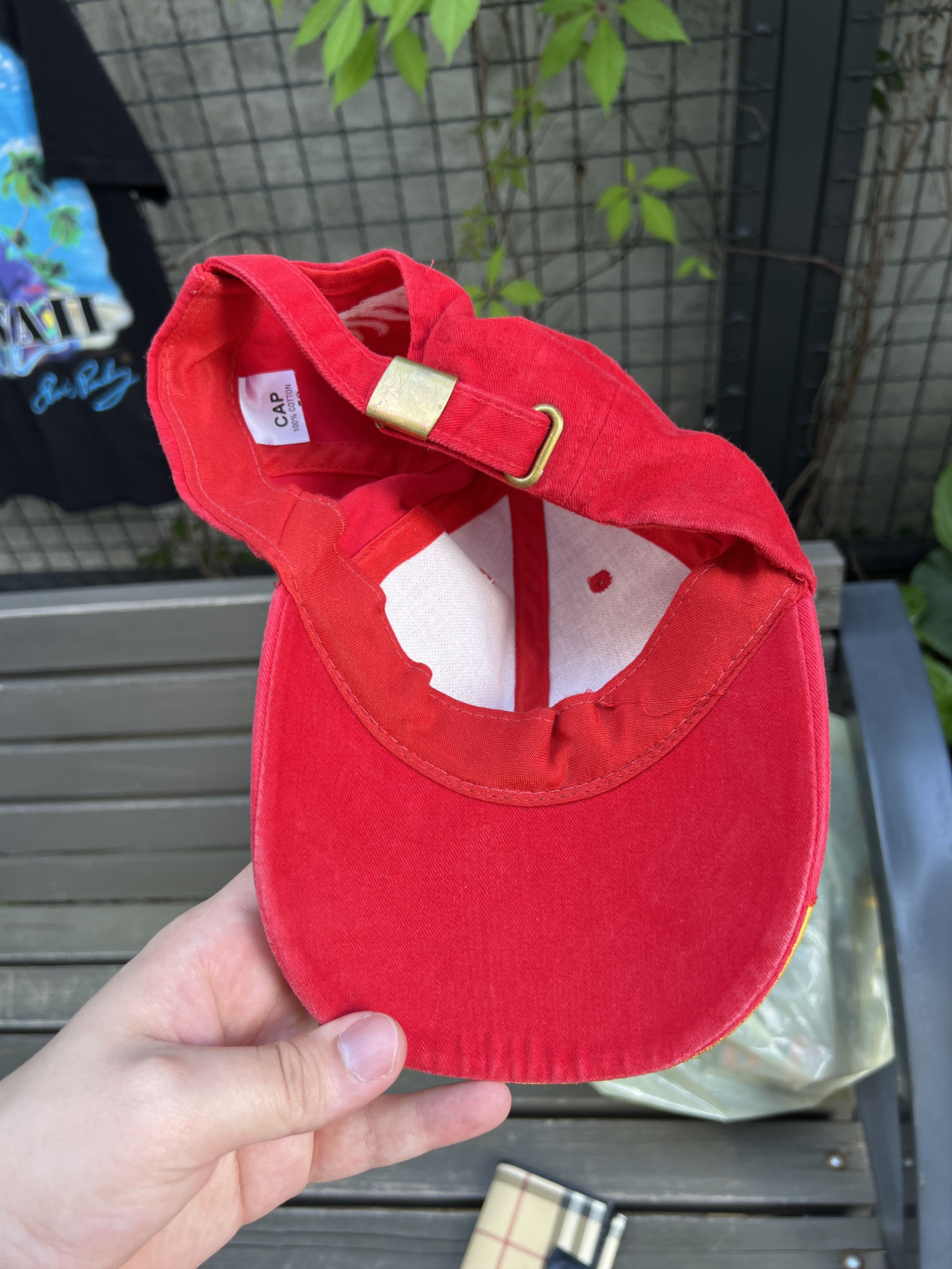 Vintage Vintage Flame Logo Red Cap Size ONE SIZE - 11 Thumbnail