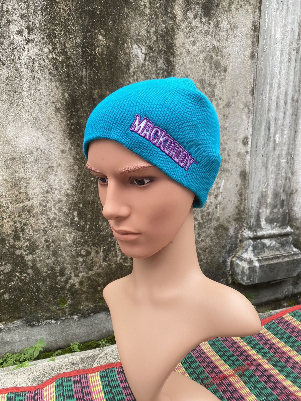 Japanese Brand Mackdaddy Spell out Beanie Hat Size ONE SIZE - 1 Thumbnail