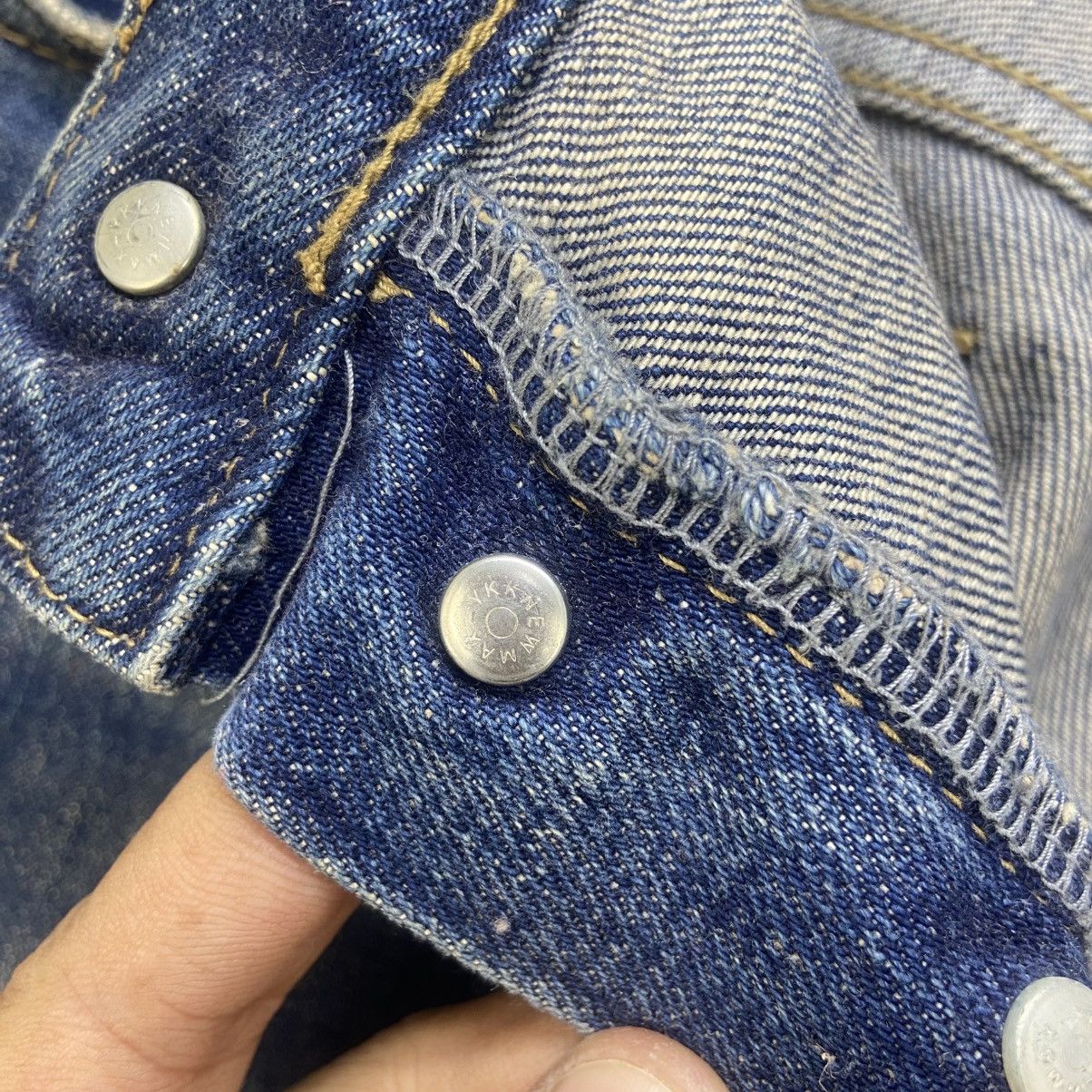 Lounge Lizard Japanese Brand Lounge Lizard Distressed Denim Size US 31 - 17 Thumbnail
