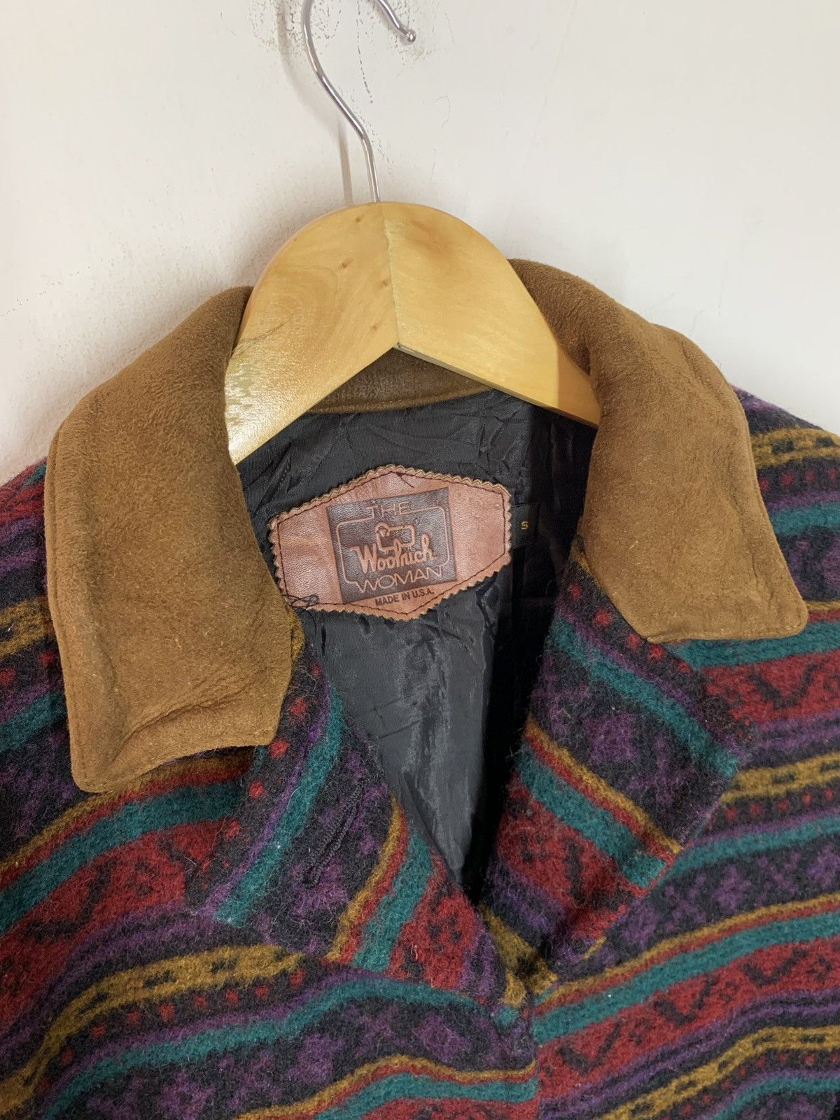 L.L. Bean × Vintage × Woolrich Woolen Mills Vintage WOOLRICH Native Aztec Wool Womens Jacket Size US M / EU 48-50 / 2 - 5 Thumbnail