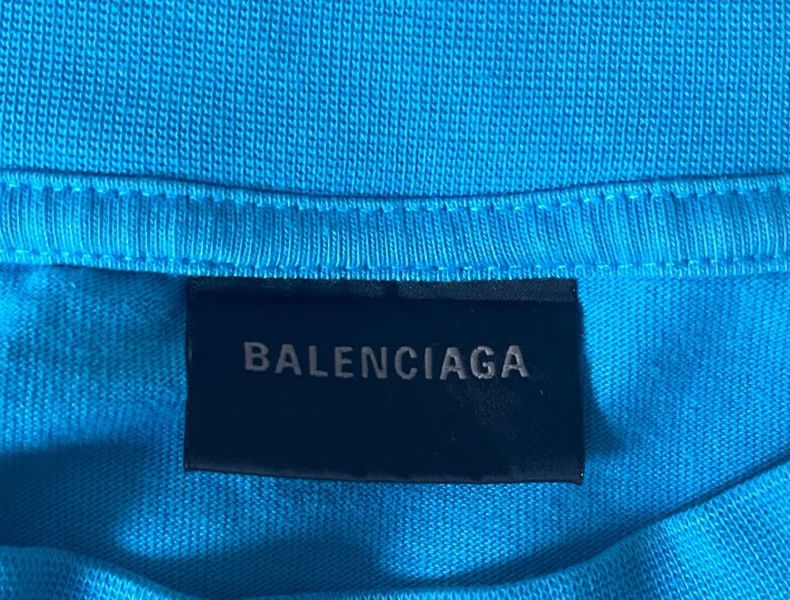 Balenciaga Balenciaga Lake blue coke short sleeve T-shirt Size US XXS / EU 40 - 3 Thumbnail