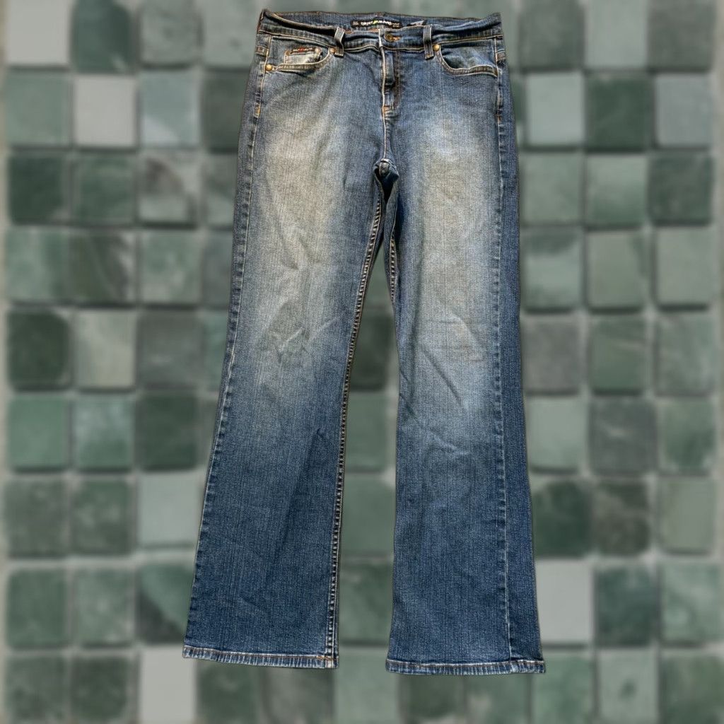 Denime DKNYJEANS Soho Jean Womens Size 10 R Blue Pants Denim Jeans Bootcut Cotton Blend Denim - Mens? Size 32" / US 10 / IT 46 - 1 Thumbnail
