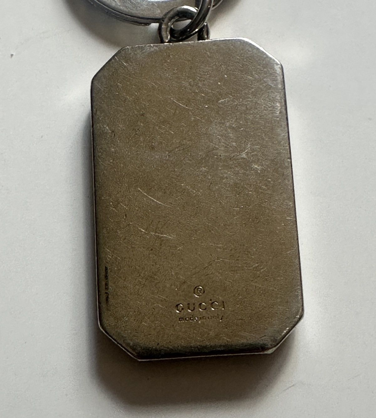 Gucci 🖤Gucci Vintage GG Leather and Metal Keyring🖤 Size ONE SIZE - 6 Thumbnail