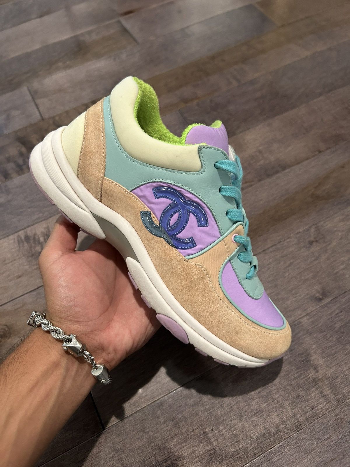 Chanel Chanel runners purple brown Size US 8.5 / IT 38.5 - 2 Thumbnail