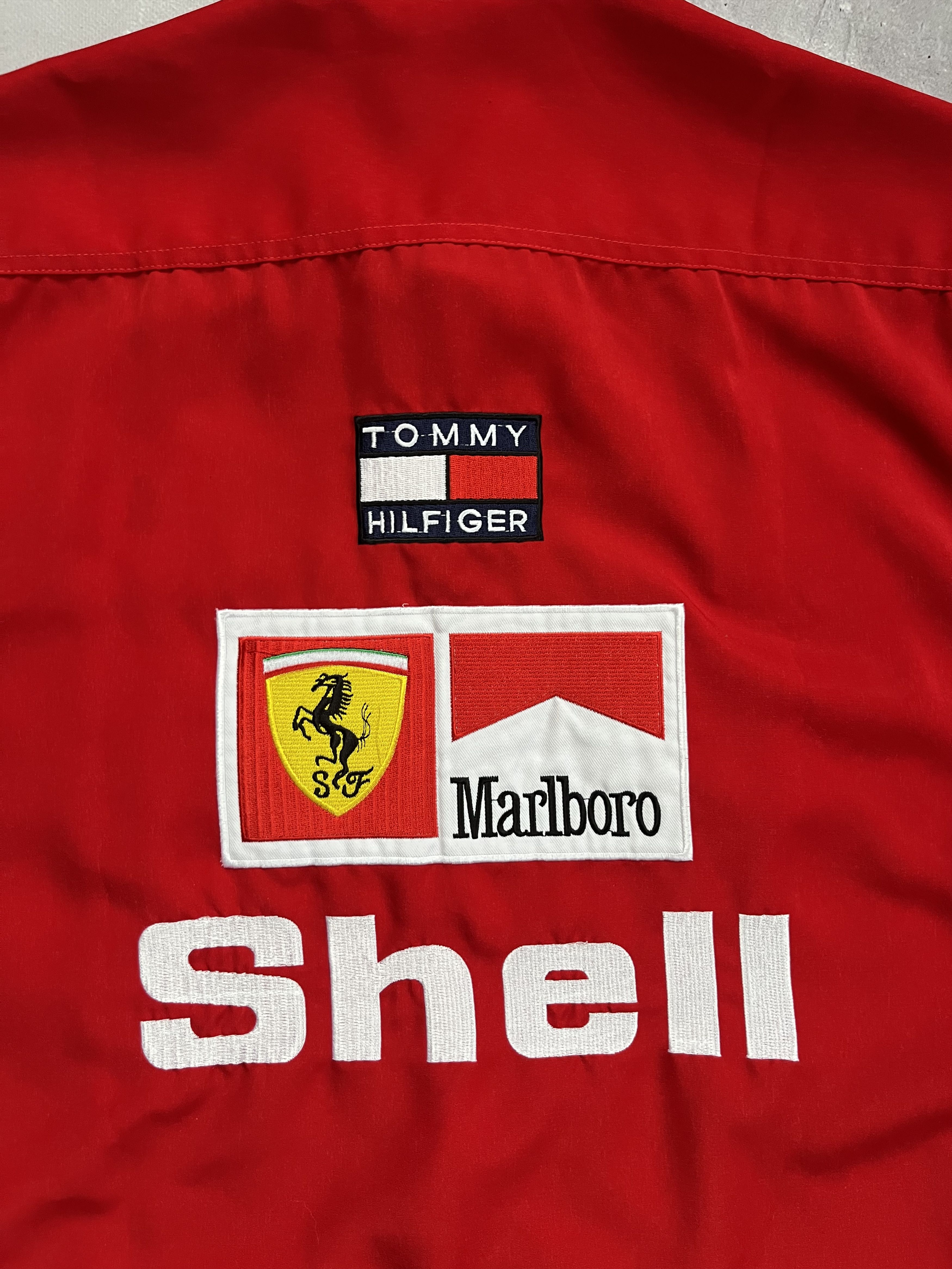 Ferrari Vintage Ferrari Marlboro Tommy Hilfiger Shirt Schumacher Size US L / EU 52-54 / 3 - 10 Thumbnail