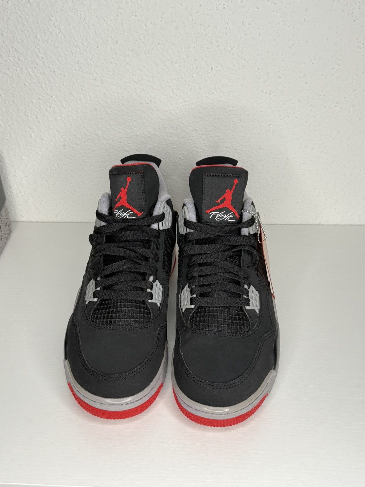 Nike Jordan 4 Retro Bred 2019 Size US 10 / EU 43 - 3 Thumbnail