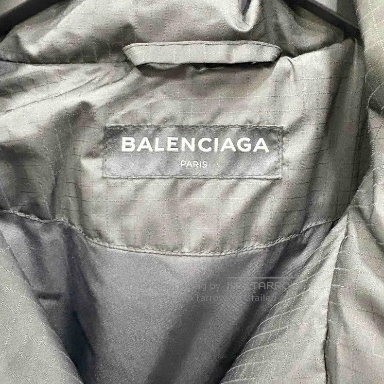 Balenciaga Balenciaga Puff Sleeve Logo Down Jacket Size US S / EU 44-46 / 1 - 4 Thumbnail