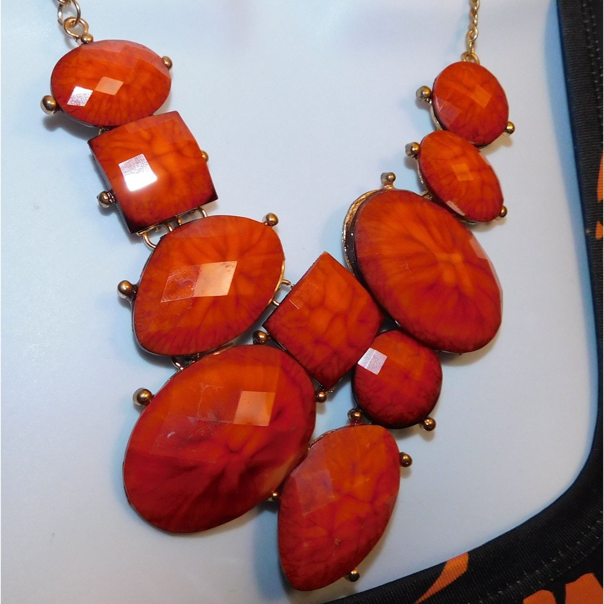 Other Acrylic Lava Statement Necklace Size ONE SIZE - 3 Thumbnail